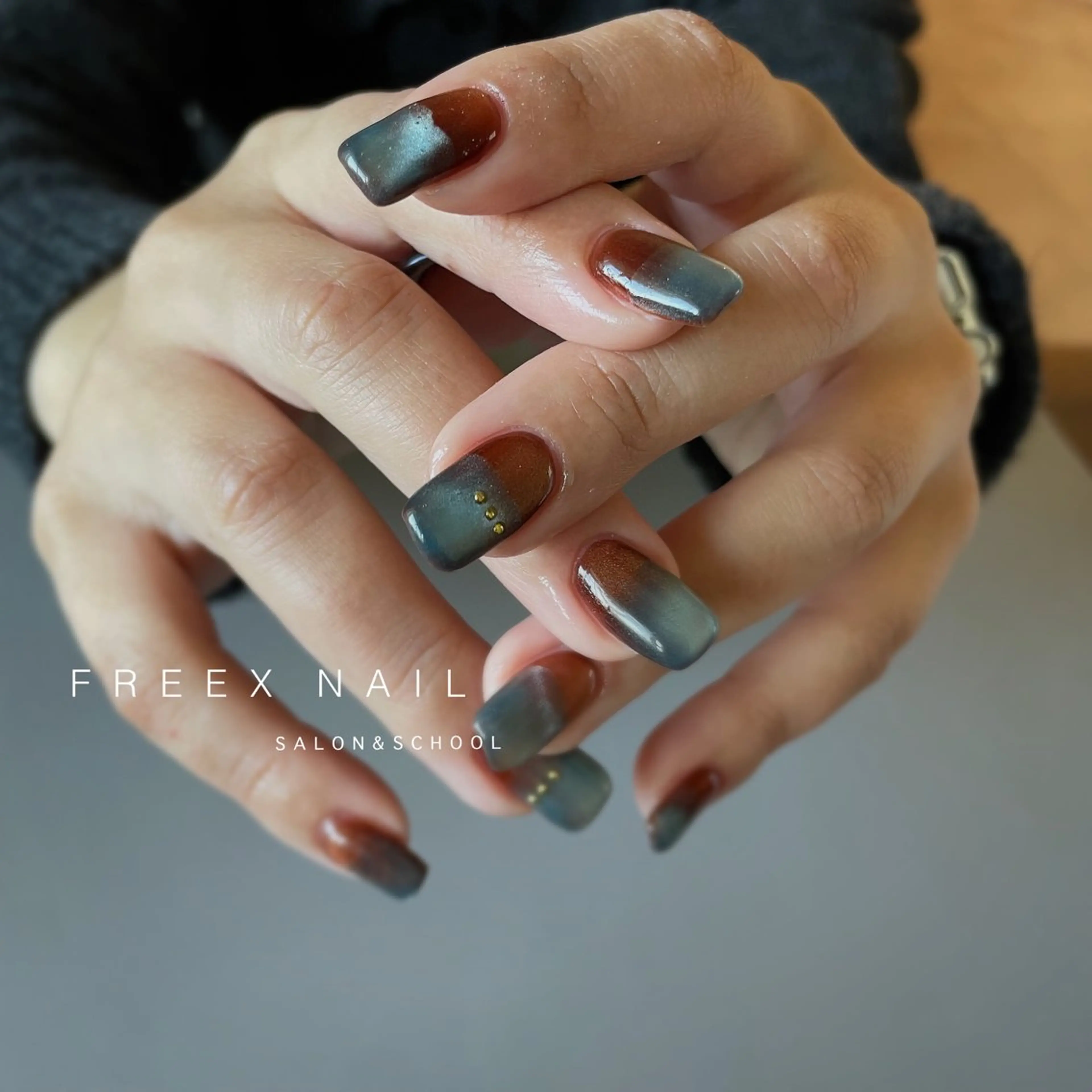 ネイル マグネットネイル ハンドネイル ハンドケア Freex nail所属・freex nail /ニュアンス/個性派のネイルデザイン