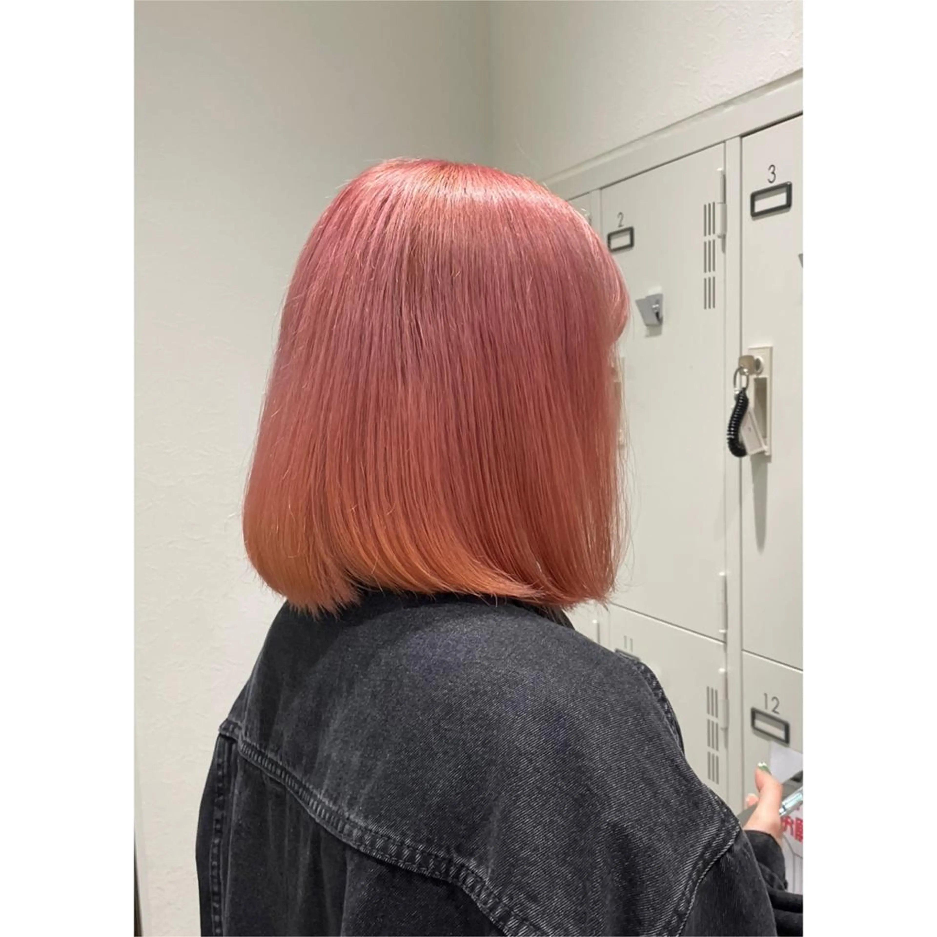 ミディアム カラー ピンクカラー ヘアカラー ピンクカラー🎀/ ミルクティー🍼花音のヘアスタイル