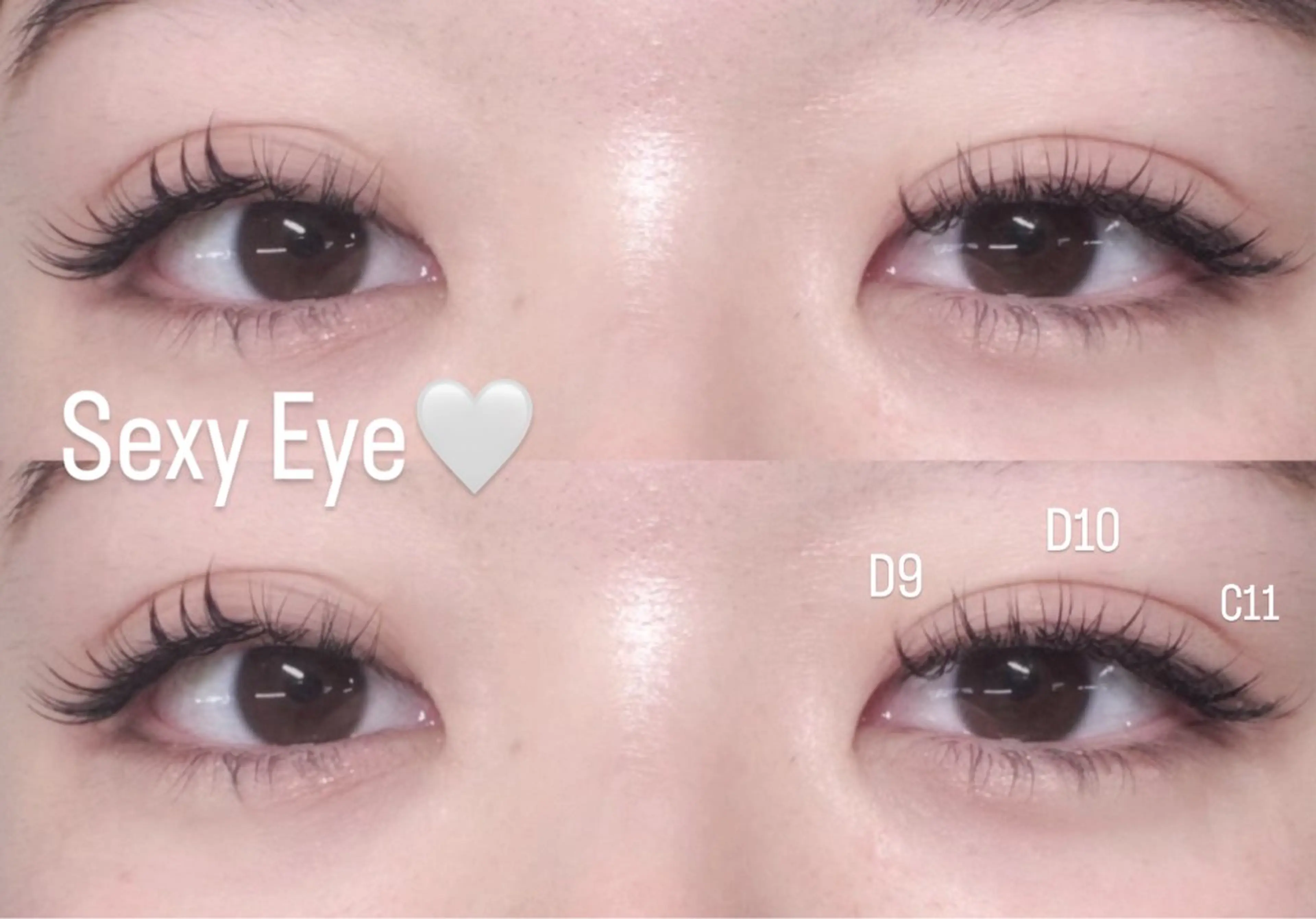 マツエク・マツパ Cカール Dカール セーブル MAQUIA泉中央店 相馬のマツエク・マツパデザイン