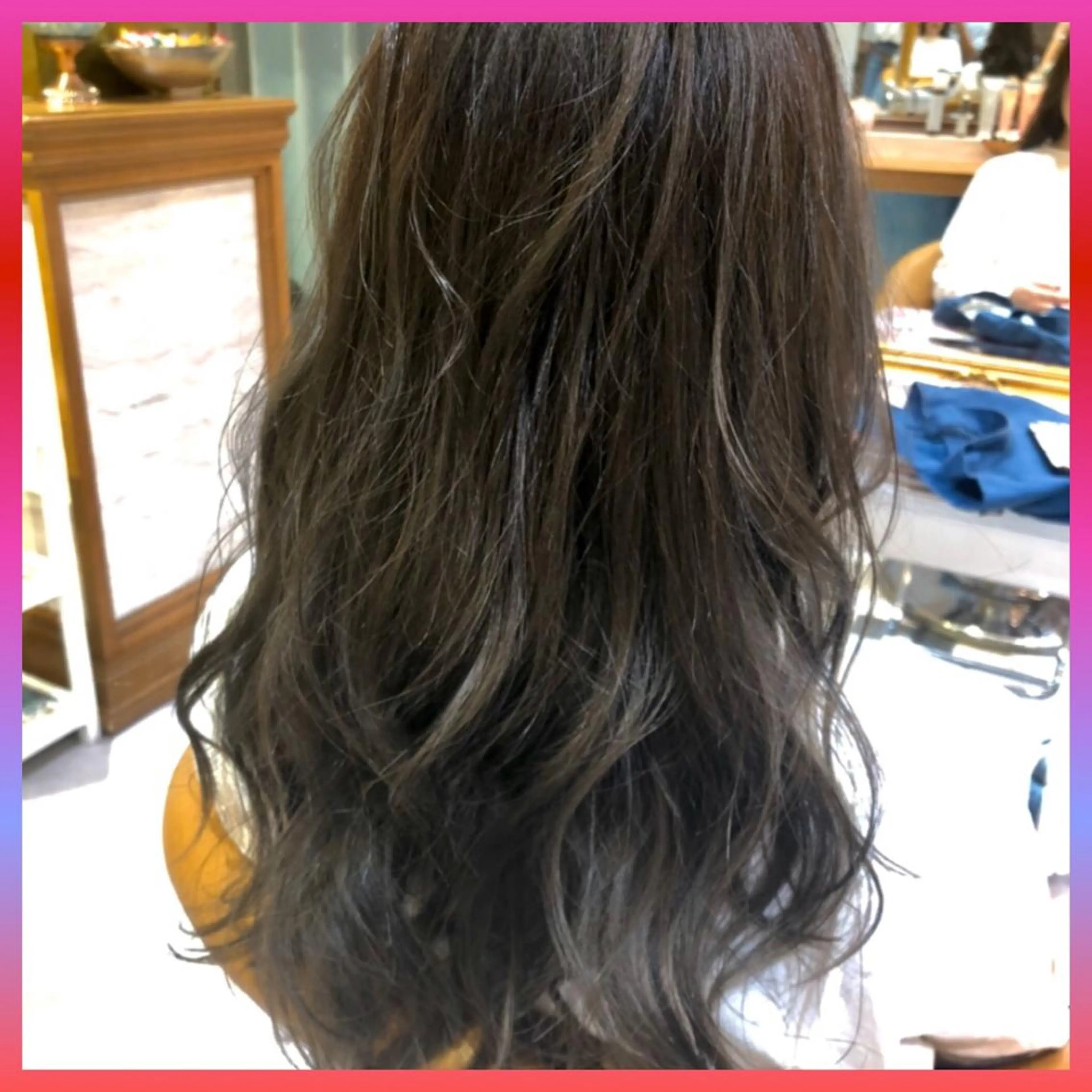 セミロング 髪質改善縮毛矯正 リピートNo.1米倉のヘアスタイル