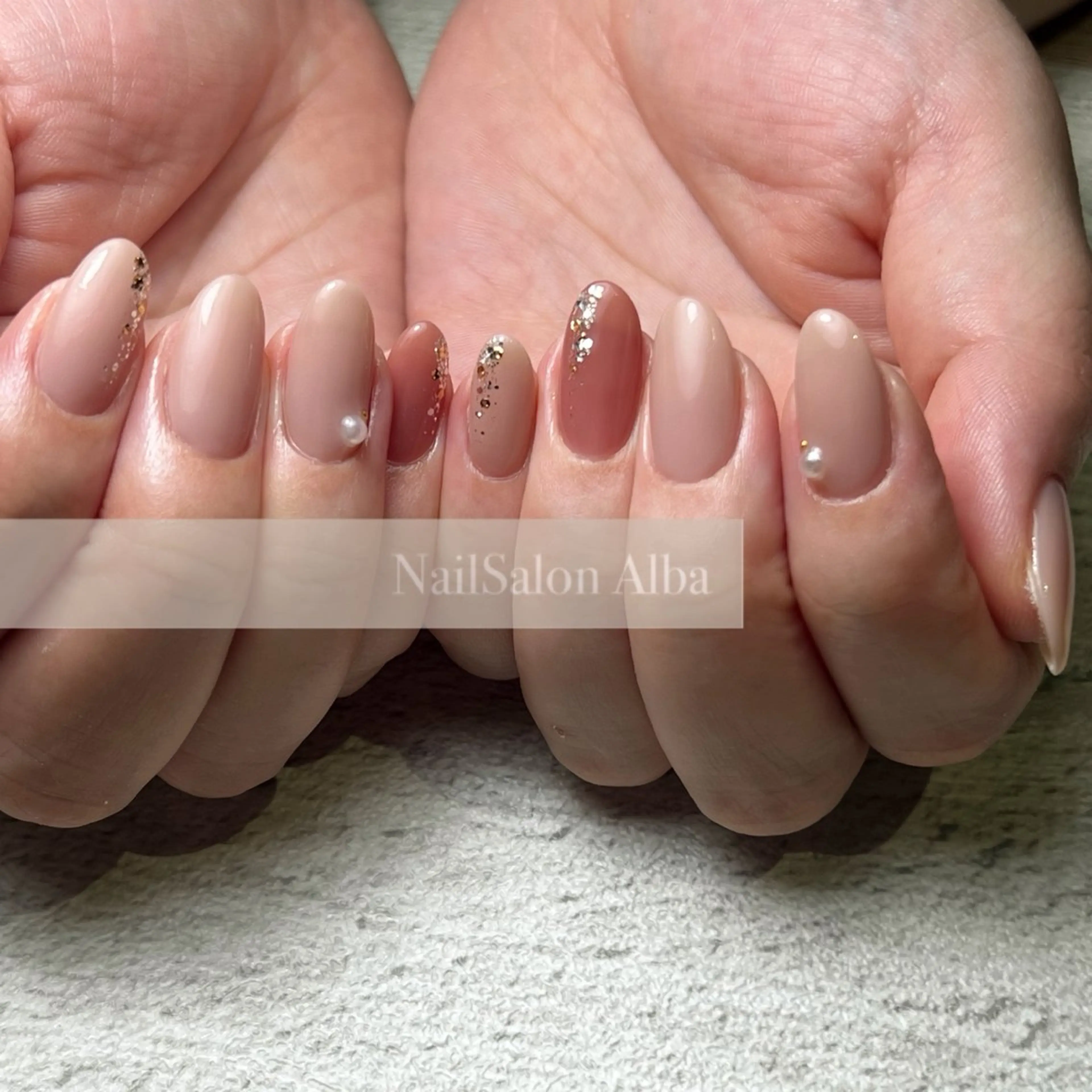 ネイル NailSalon Alba所属・Alba ASAMIのネイルデザイン