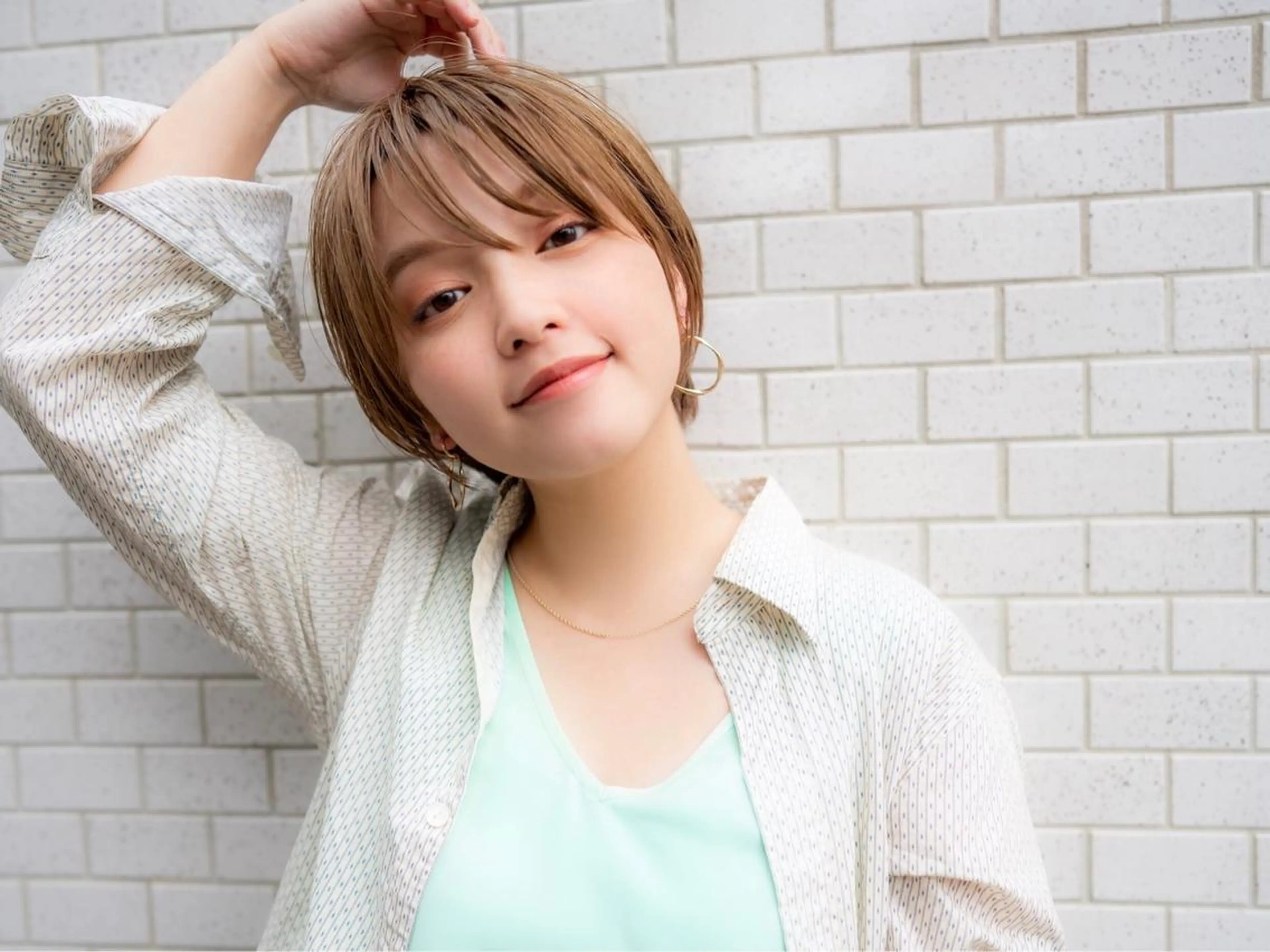 ショート カラー カット ヘアカラー パーマ トリートメント ヘッドスパ 🉐レイヤー/塩見 弘樹🉐渋谷のヘアスタイル