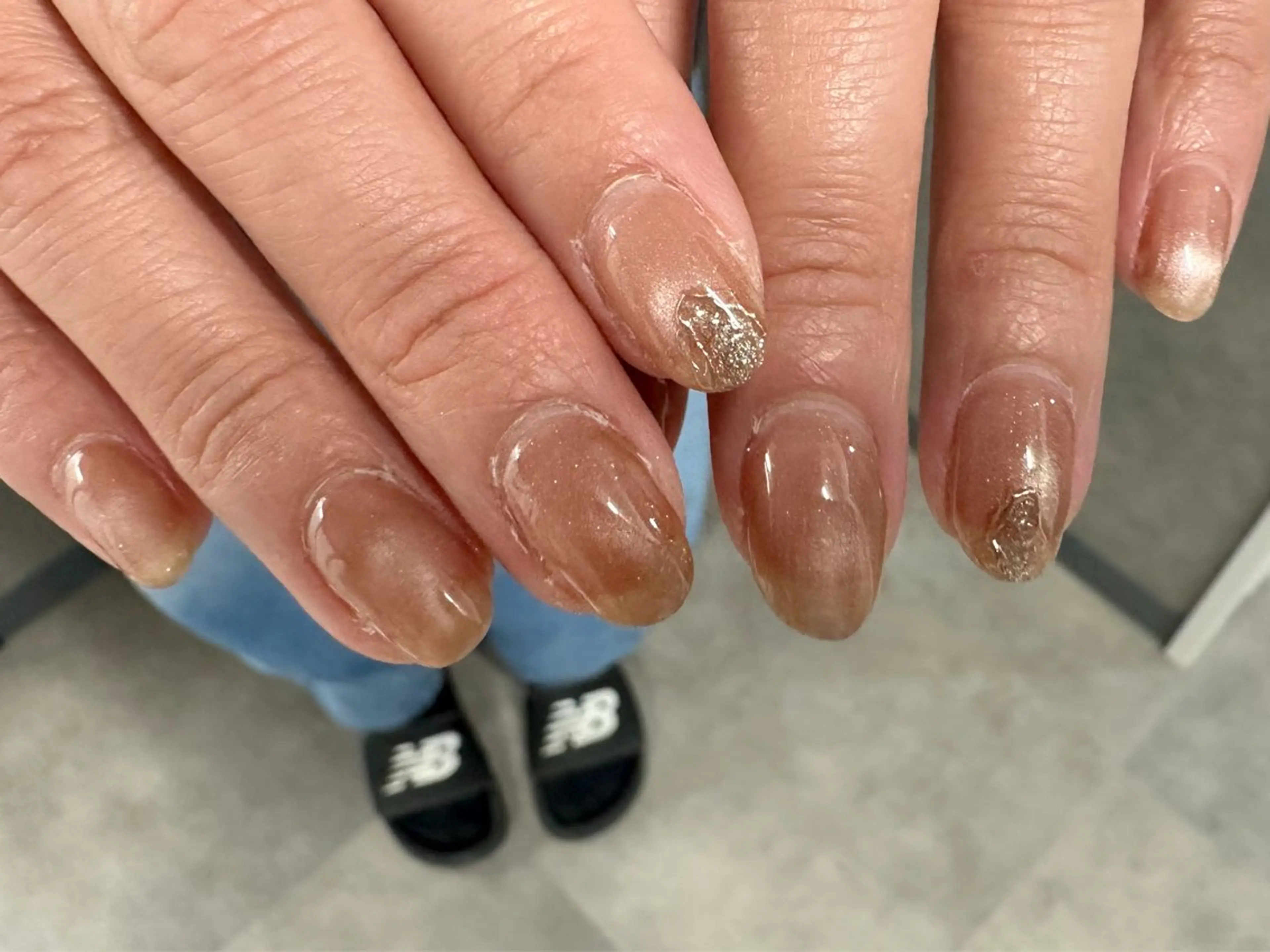 ネイル アートネイル マグネットネイル ミラーネイル titi所属・titiシェアネイル サロンharukaのネイルデザイン