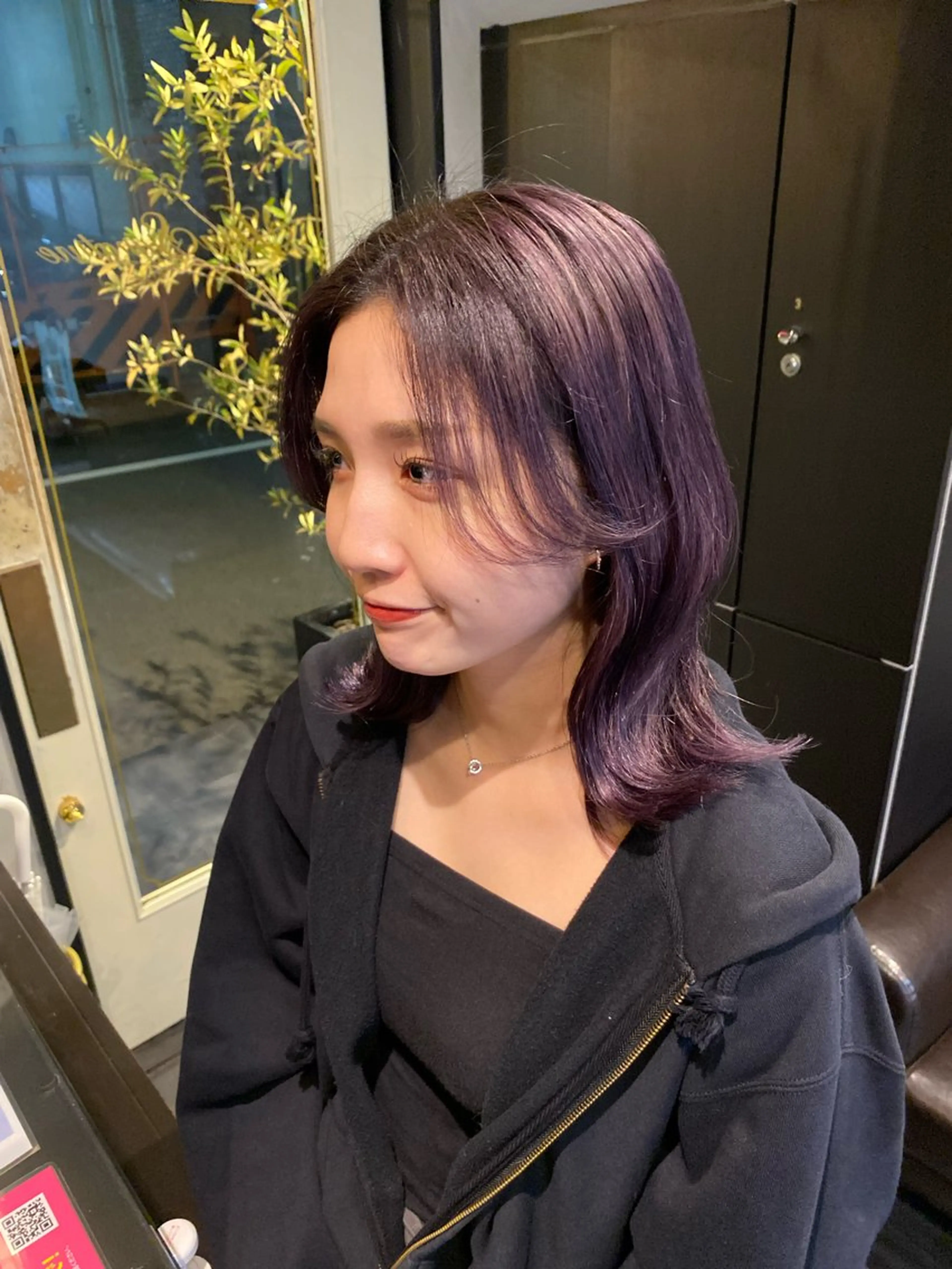 ミディアム カラー パーマ ヘアアレンジ メンズ キッズ HairSignature所属・ブリーチ指名神戸 No.1美容師RENのヘアスタイル