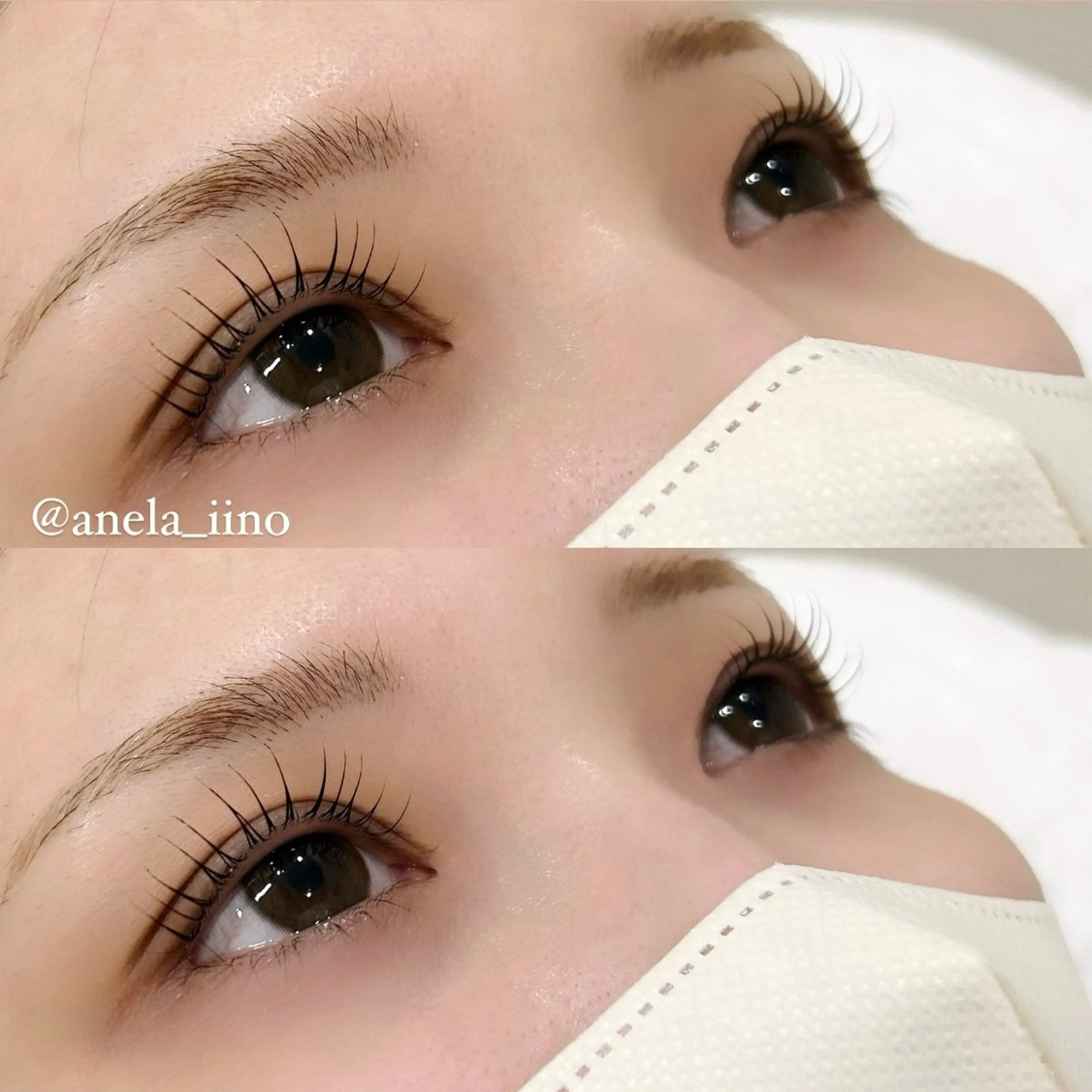 マツエク・マツパ 一重×まつ毛パーマ マツパ 🎀ANELA 飯野🎀のマツエク・マツパデザイン