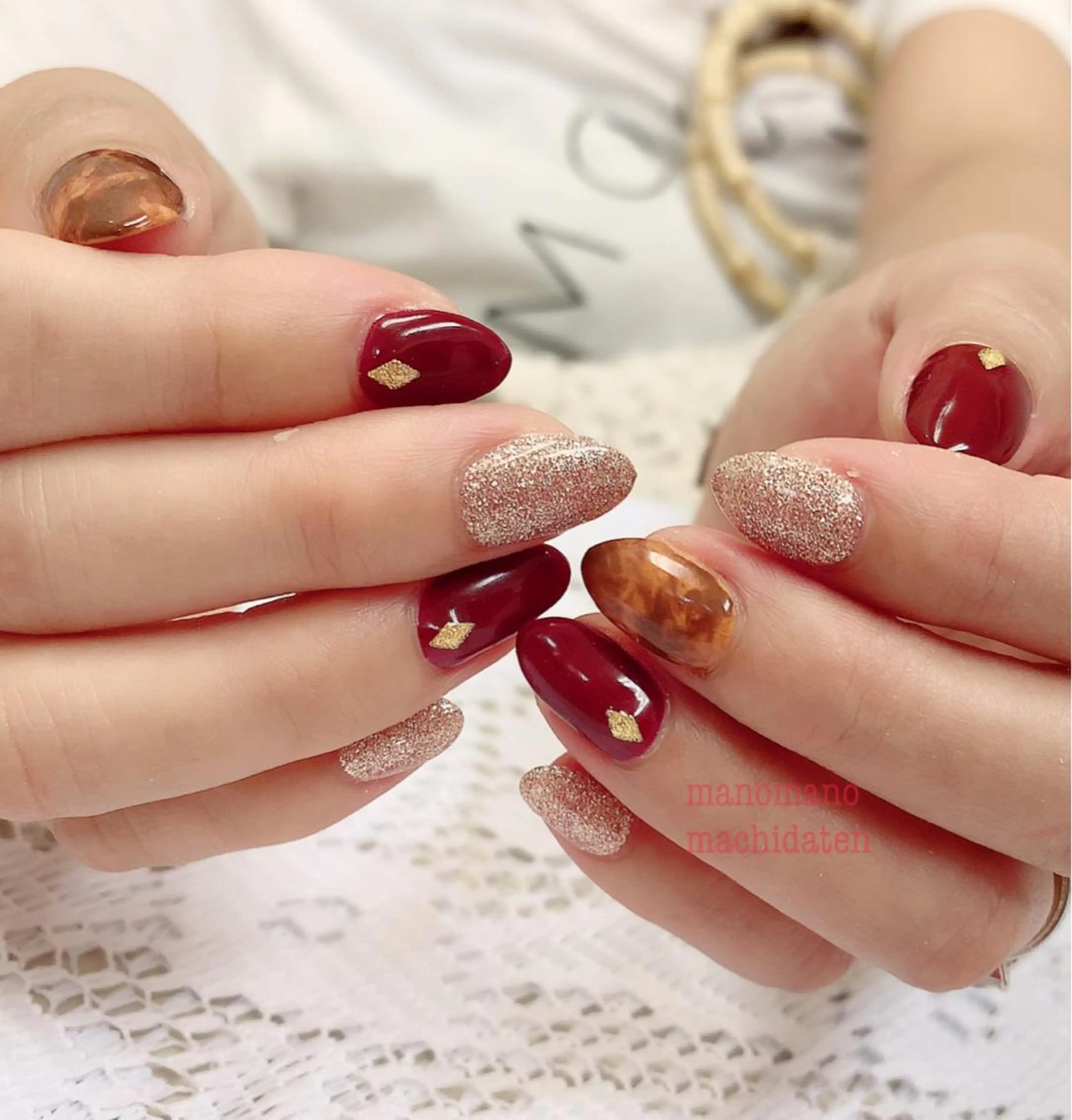 ネイル ラウバイマノマノ なかざとのネイルデザイン