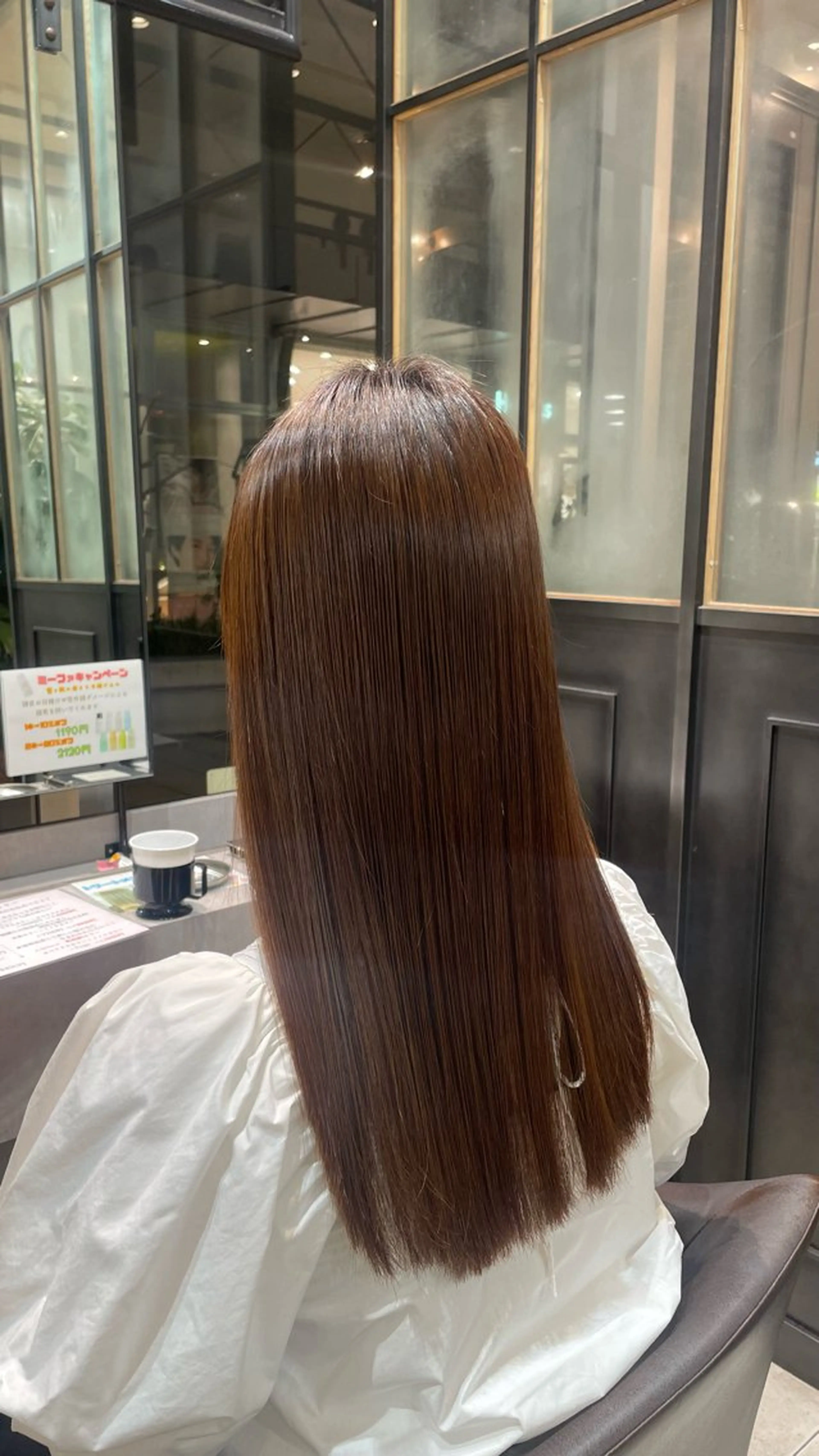 ロング 縮毛矯正 Lolonois 森ノ宮/RINのヘアスタイル