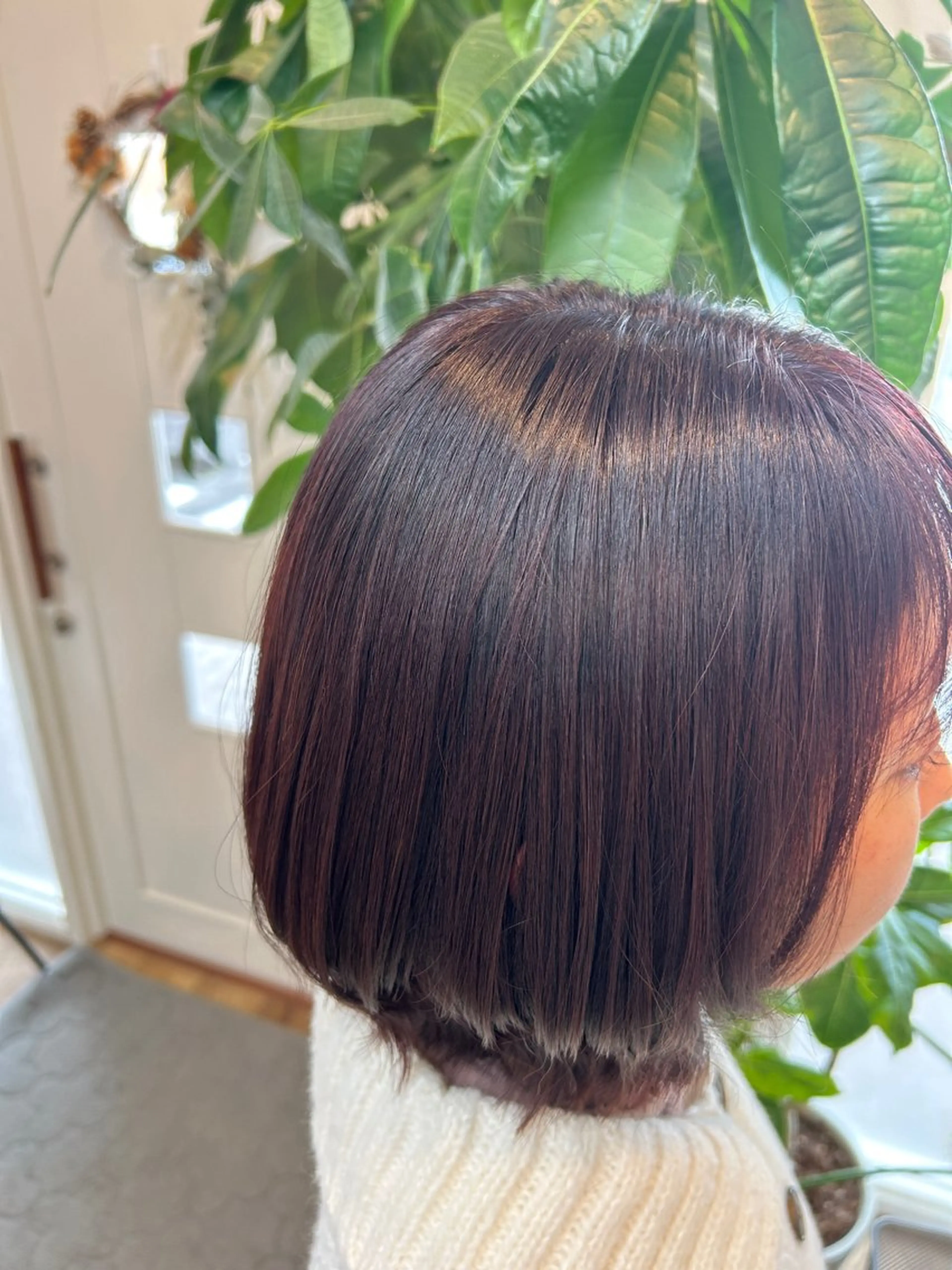 ショート ヘアカラー 縮毛矯正 中野 未来のヘアスタイル