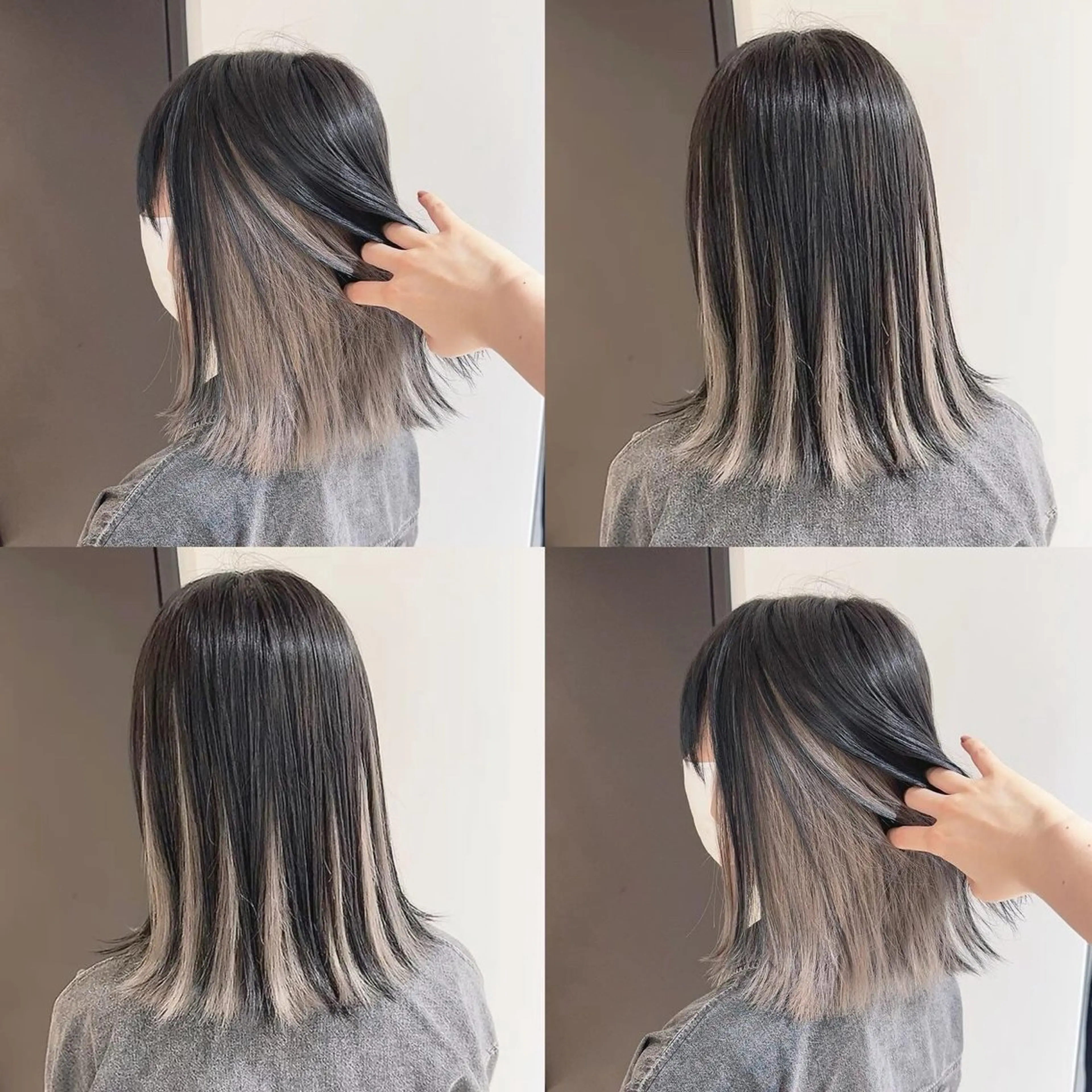 カラー ブリーチ ヘアカラー トリートメント 渋谷:インナーカラー ／🍒エリカ🍒のヘアスタイル