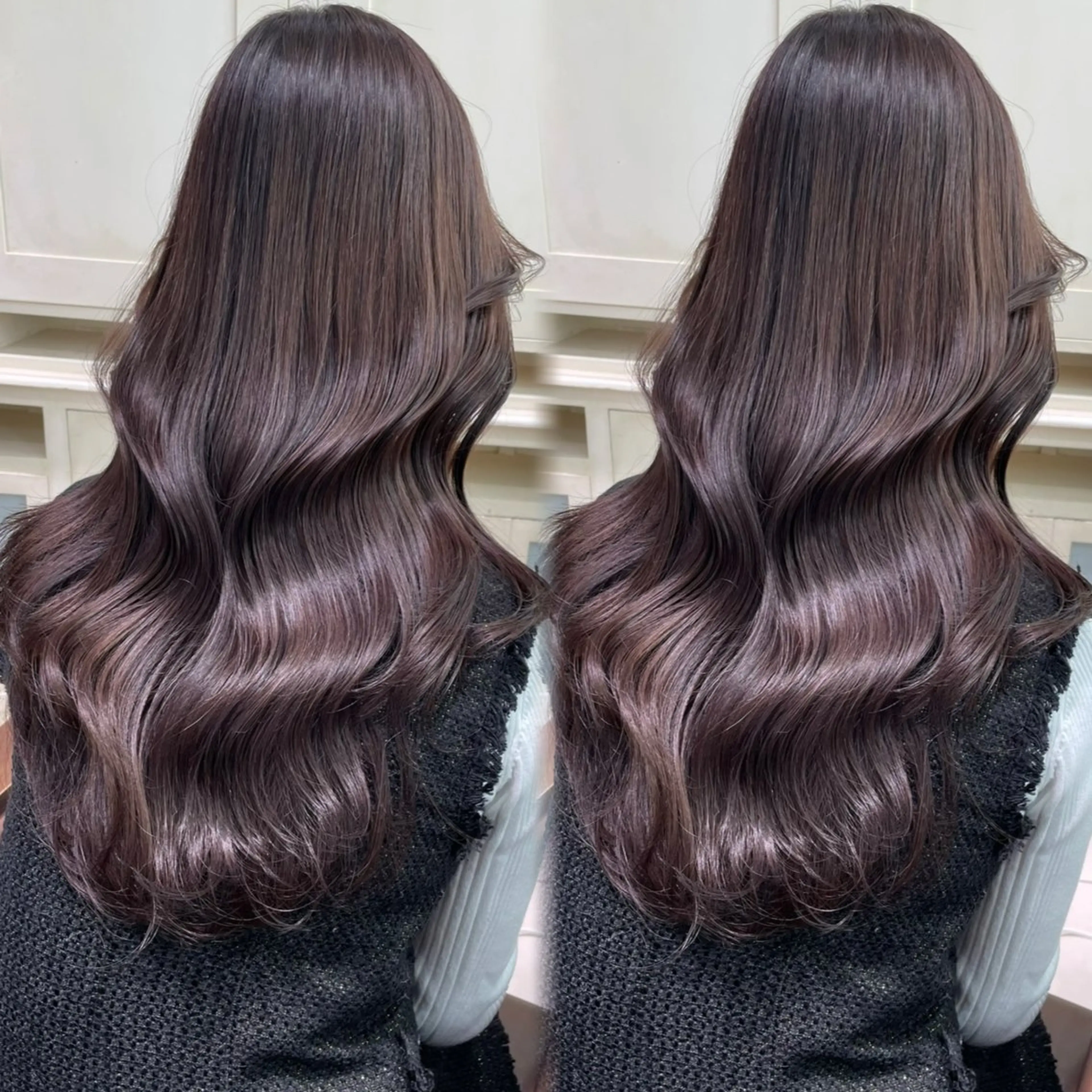 ロング ヘアカラー トリートメント 艶モテカラー miku🏳️‍⚧️のヘアスタイル