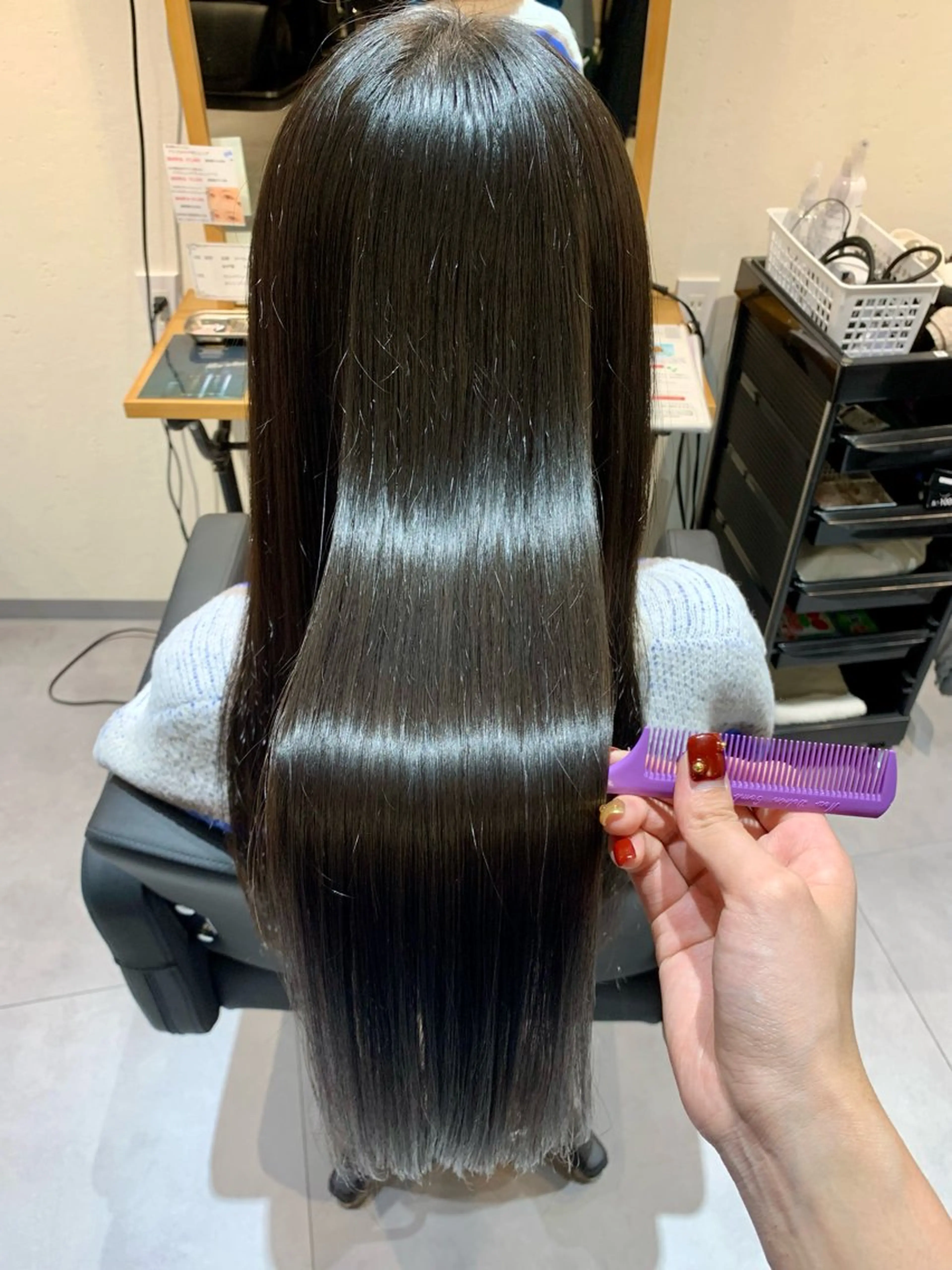 ロング 髪質改善 トリートメント Dears 香芝店所属・関 優希のヘアスタイル