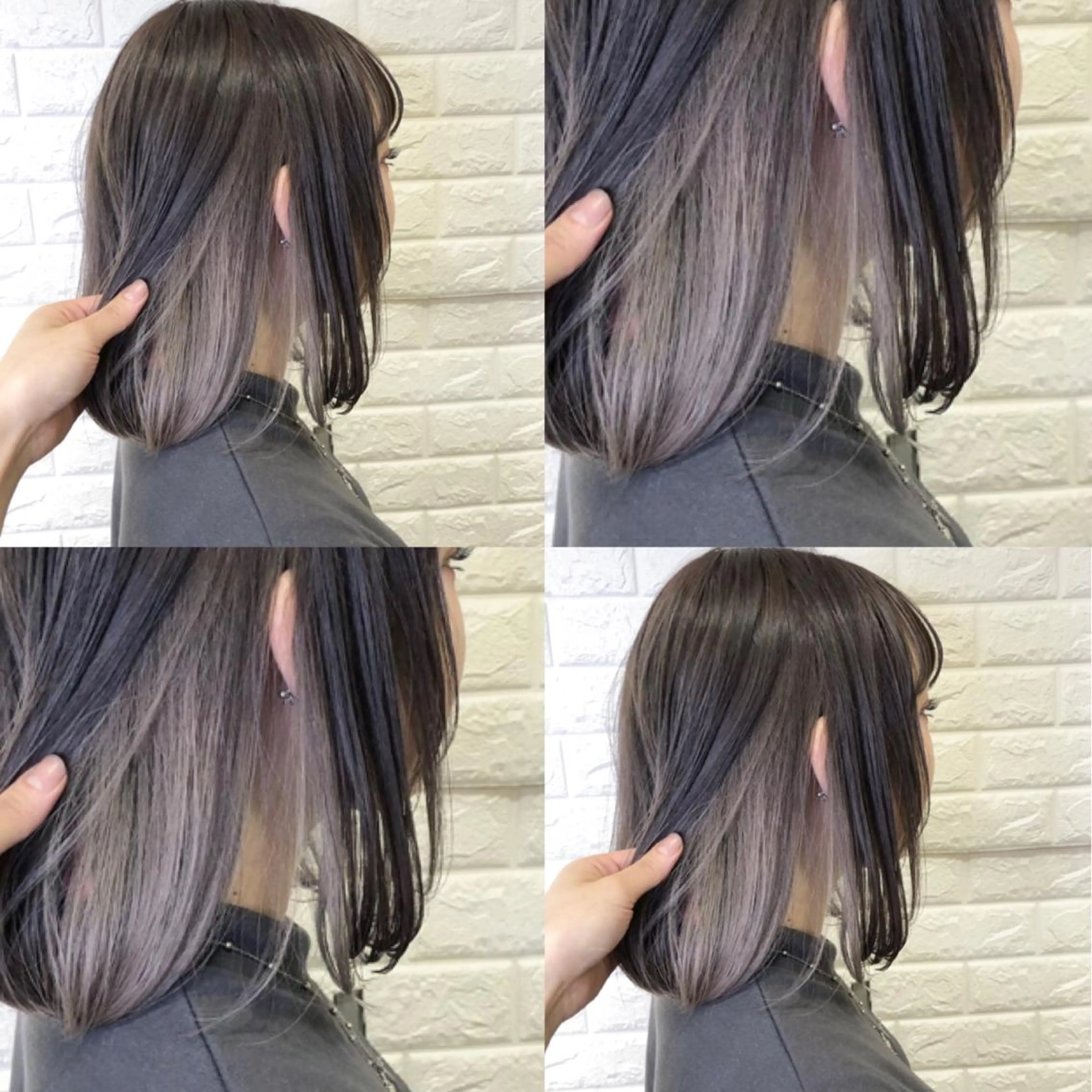 ミディアム HOLON池袋所属・ウルフカット ハッシュカット/七海のヘアスタイル