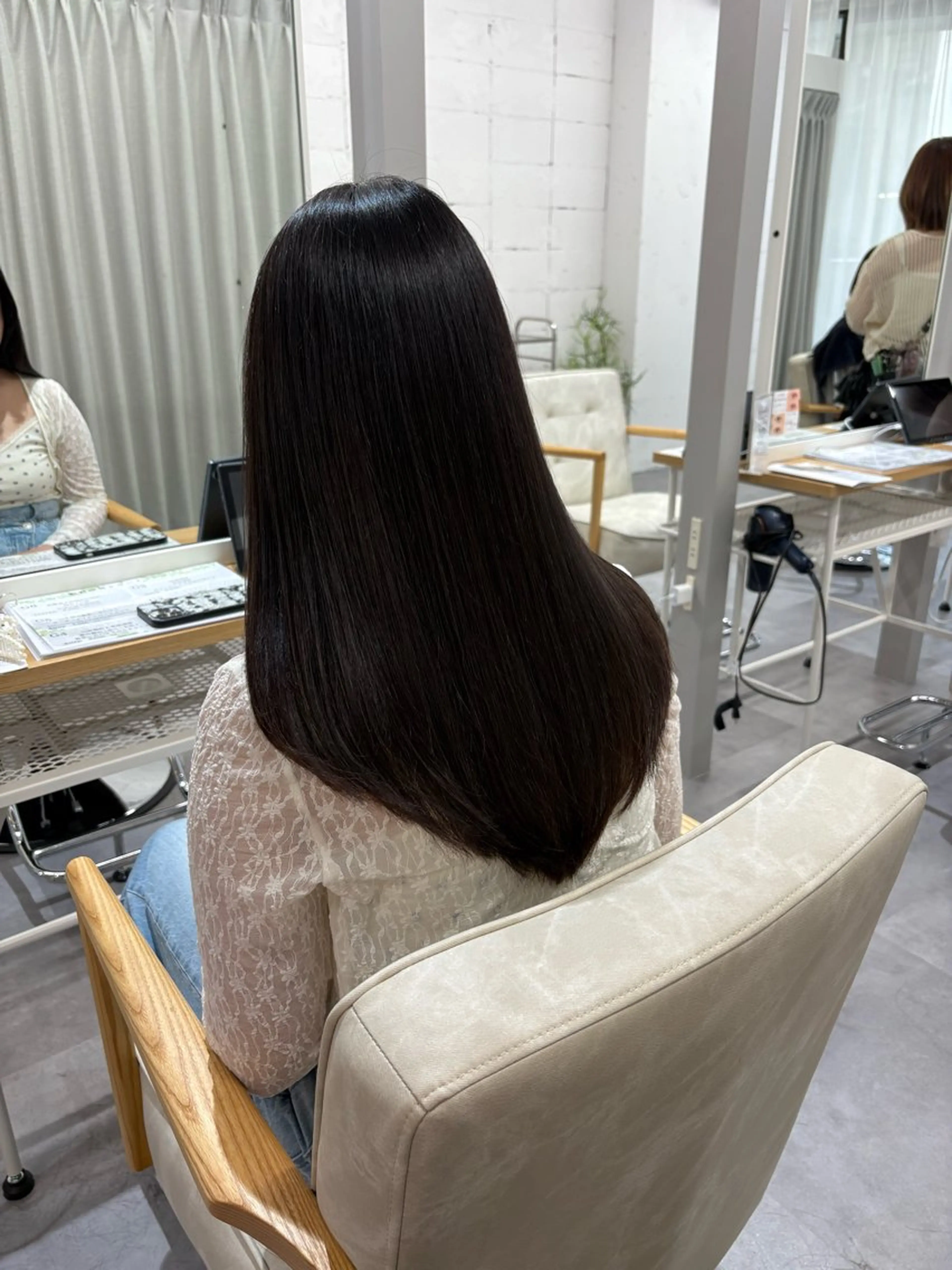 ロング カラー カット ヘアカラー トリートメント 森田 亜海のヘアスタイル