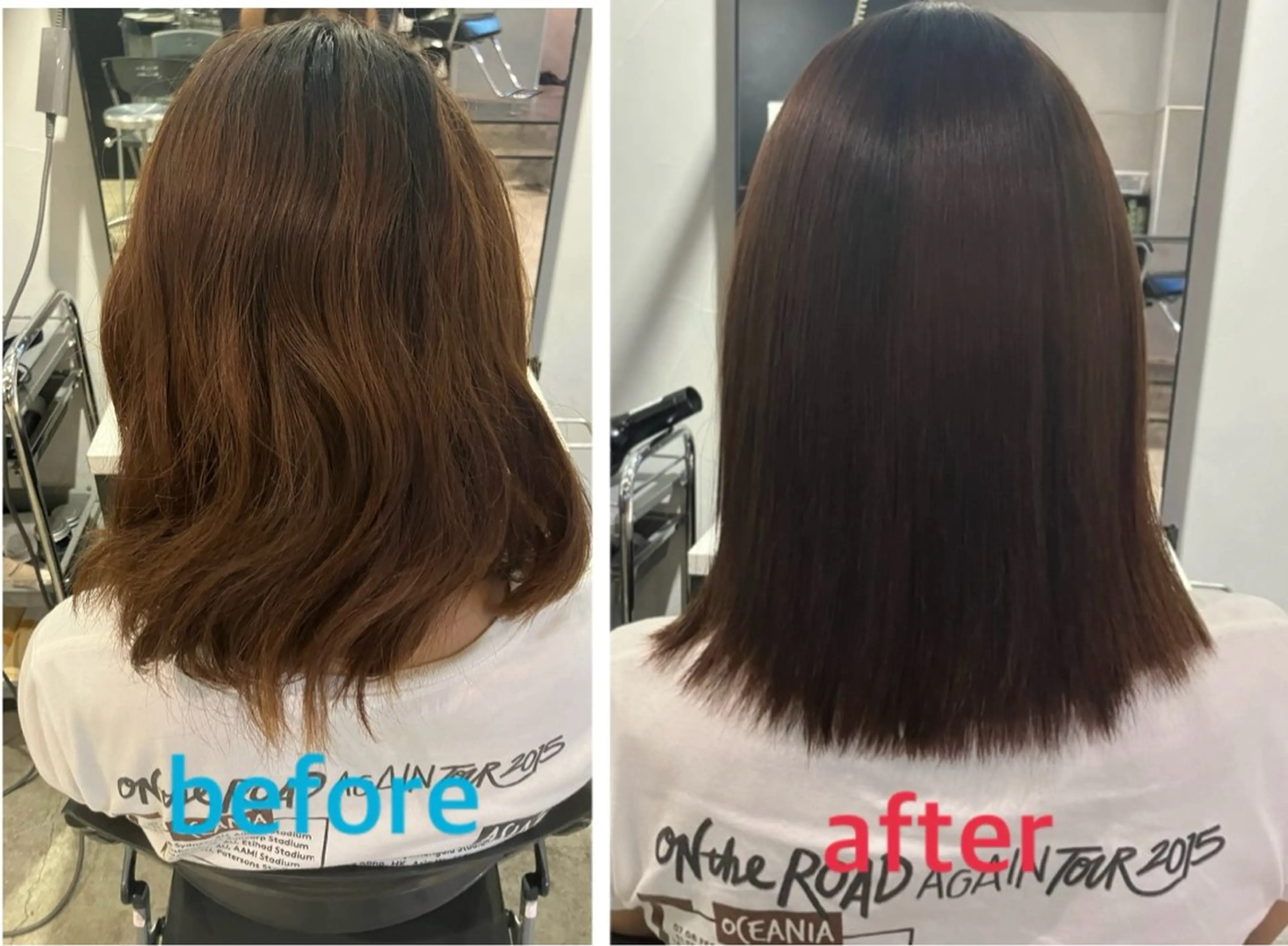 ミディアム アッシュ ピンクブラウン 髪質改善 縮毛矯正 トリートメント ウルフ・ハイレイヤー 🌟ナカノ・ユウヤのヘアスタイル