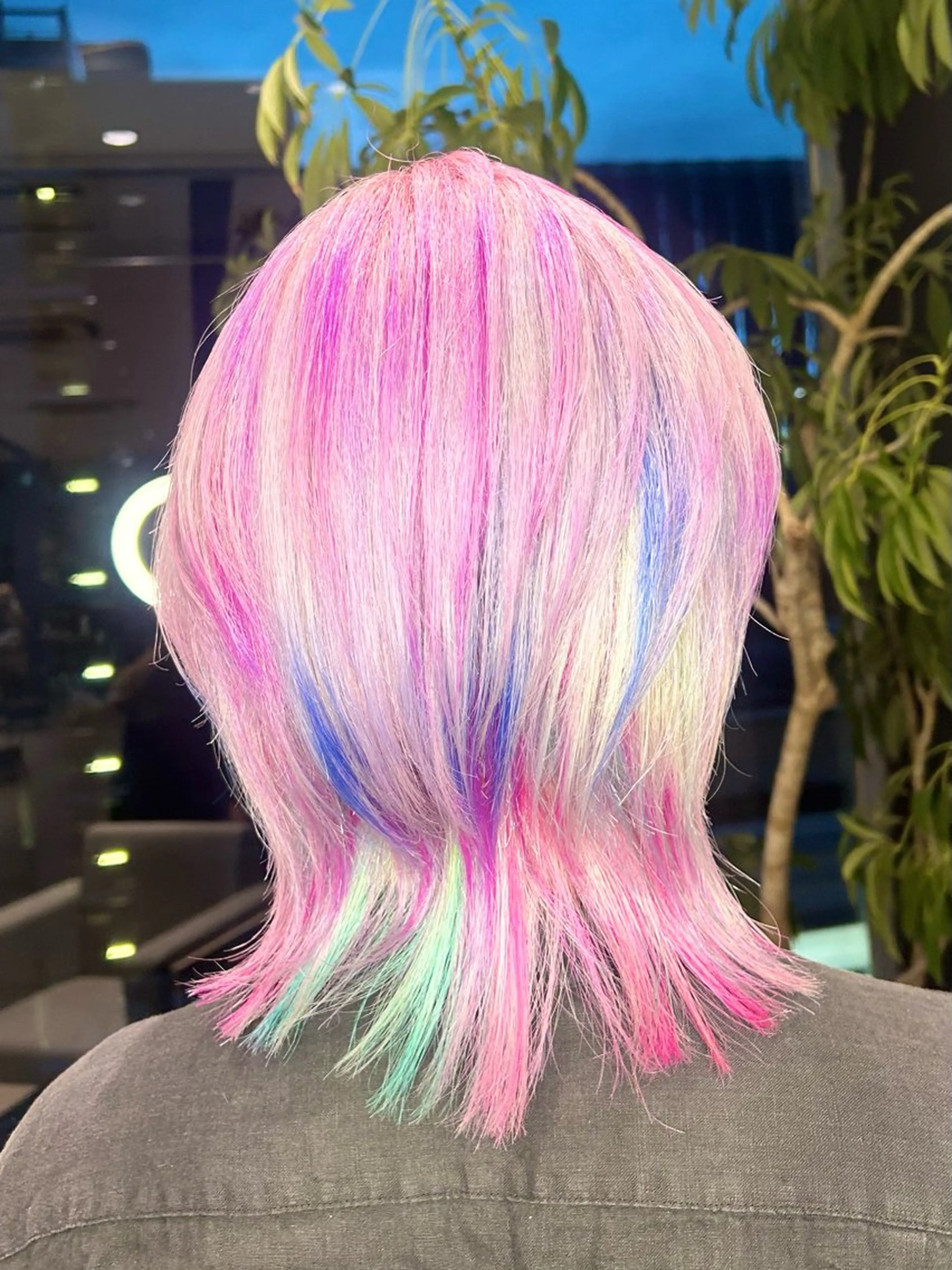 ミディアム ヘアカラー 艶カラーリスト 🌈銀座🌈牛込萌香のヘアスタイル