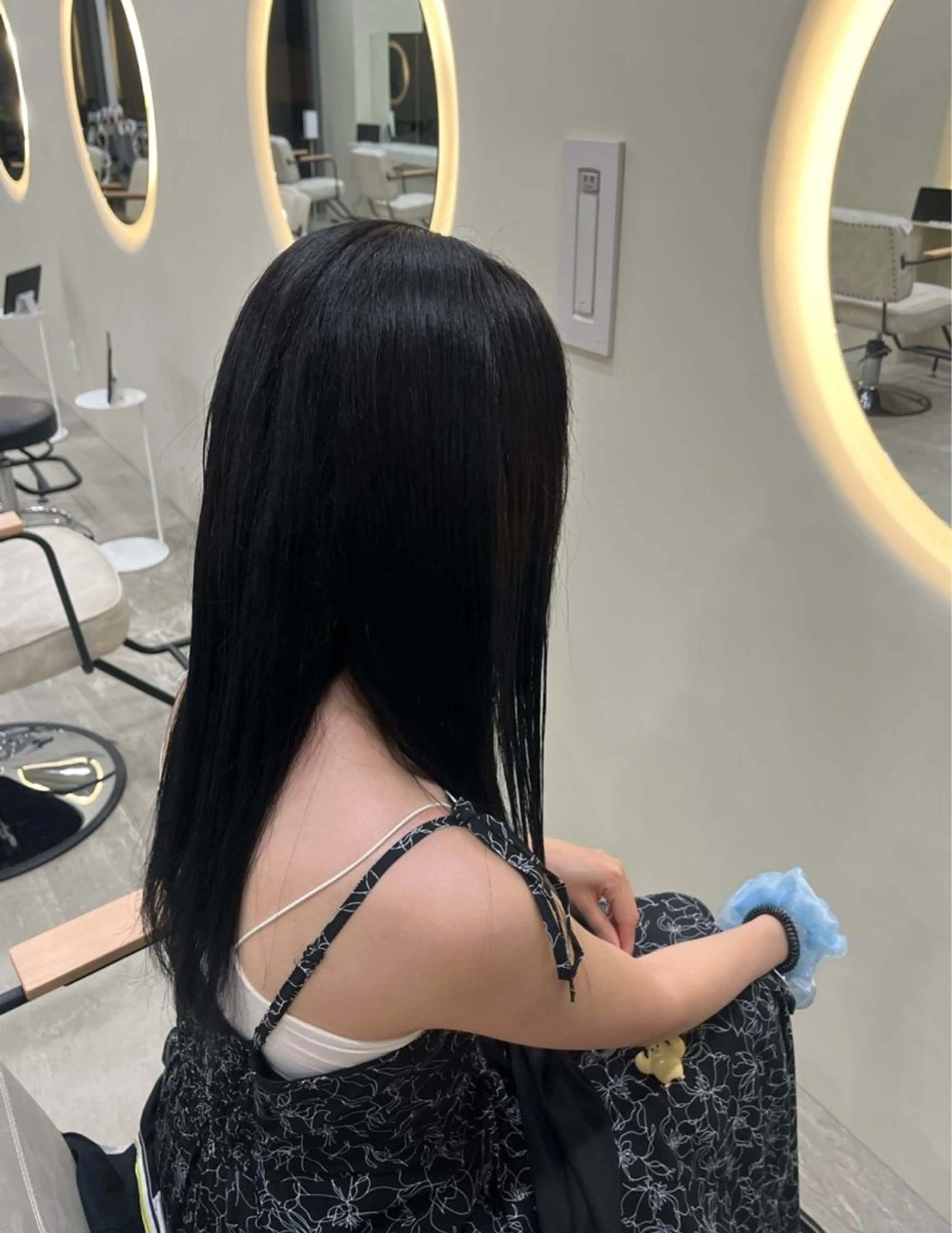 ロング カラー uni/haruhi ☀️大名透明感カラーのヘアスタイル