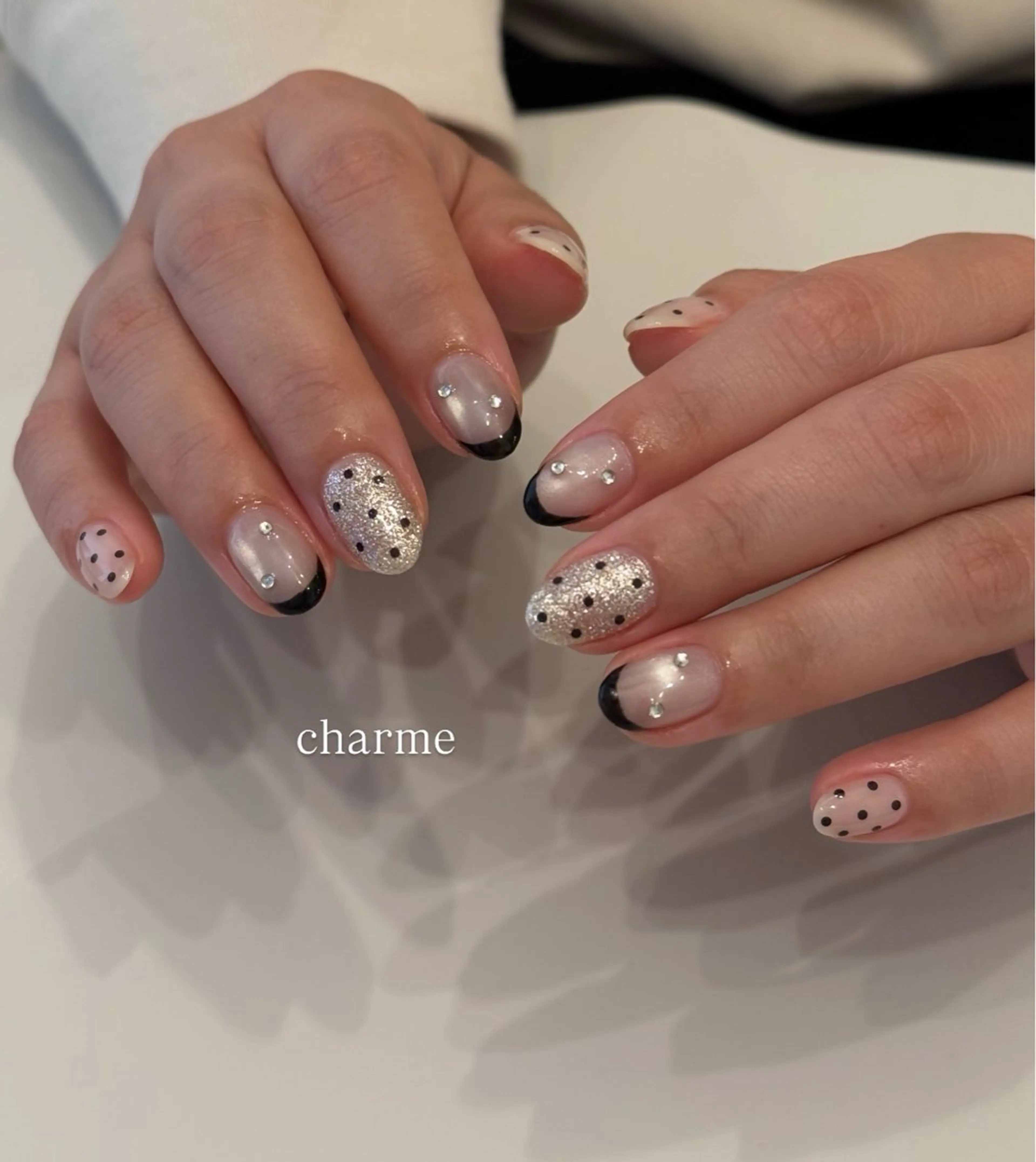ネイル ハンドネイル フットネイル nailsalon charmeのネイルデザイン