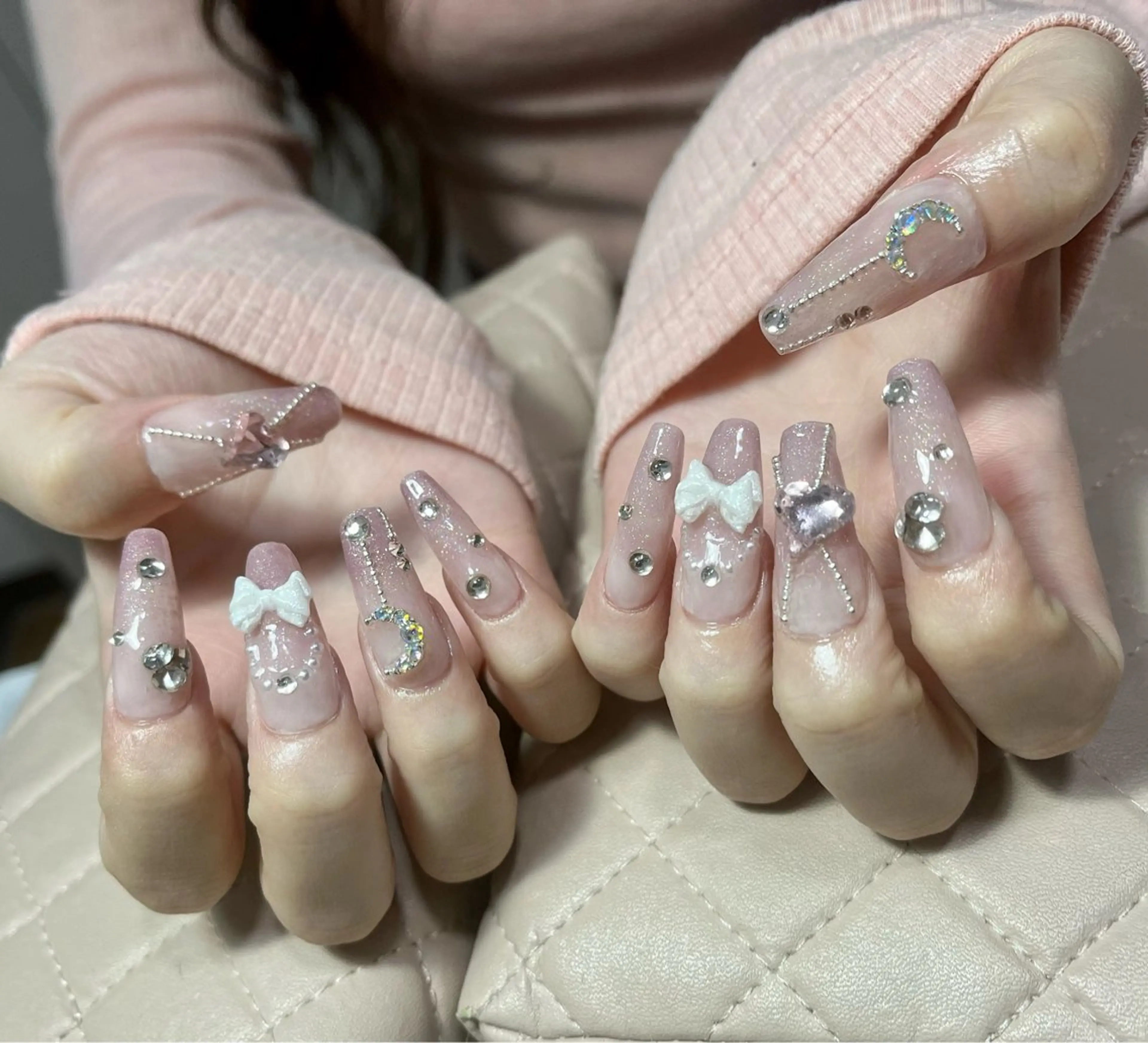 ネイル ハンドネイル goldgleams ちなのネイルデザイン