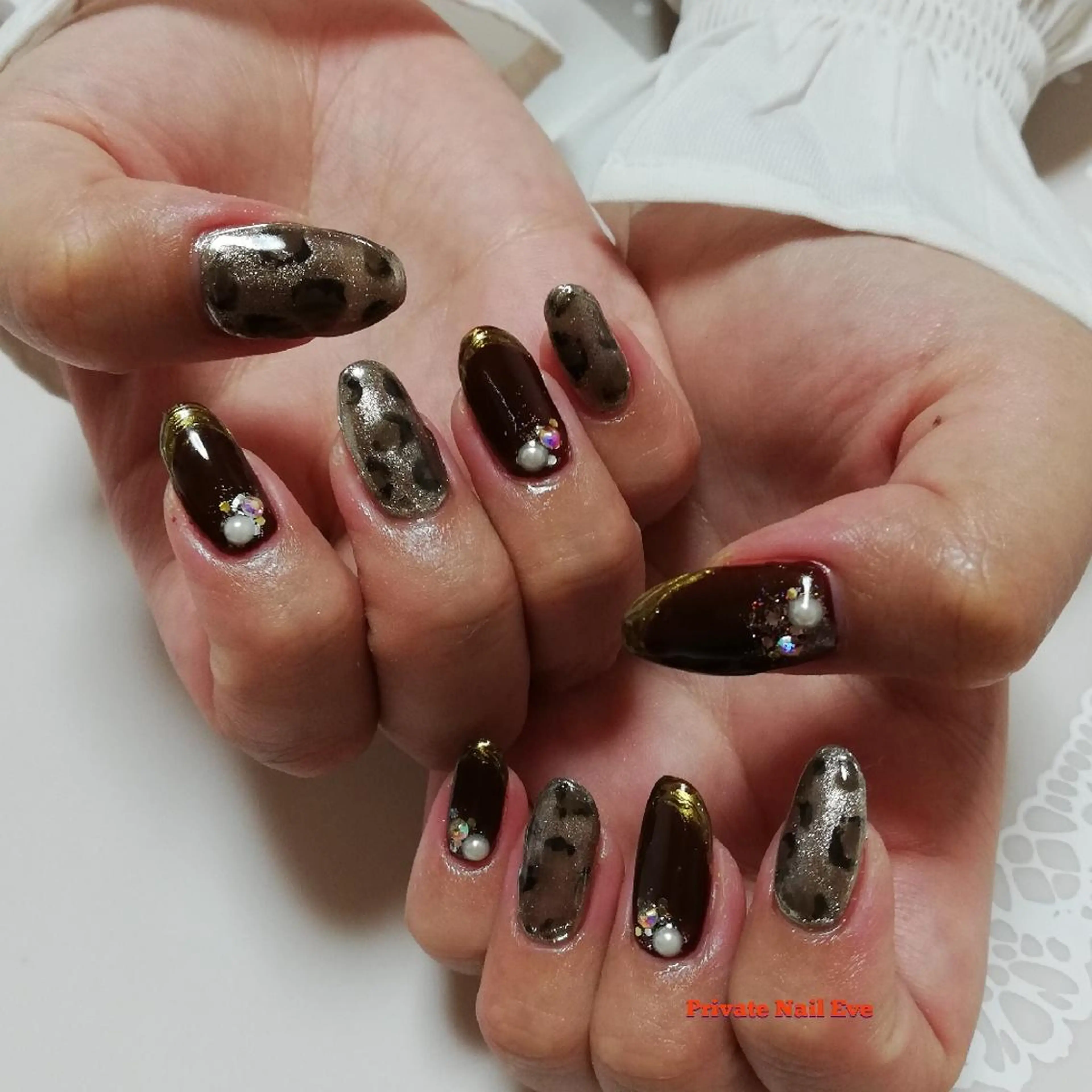 ネイル アートネイル マグネットネイル ミラーネイル ネイル junkoのネイルデザイン