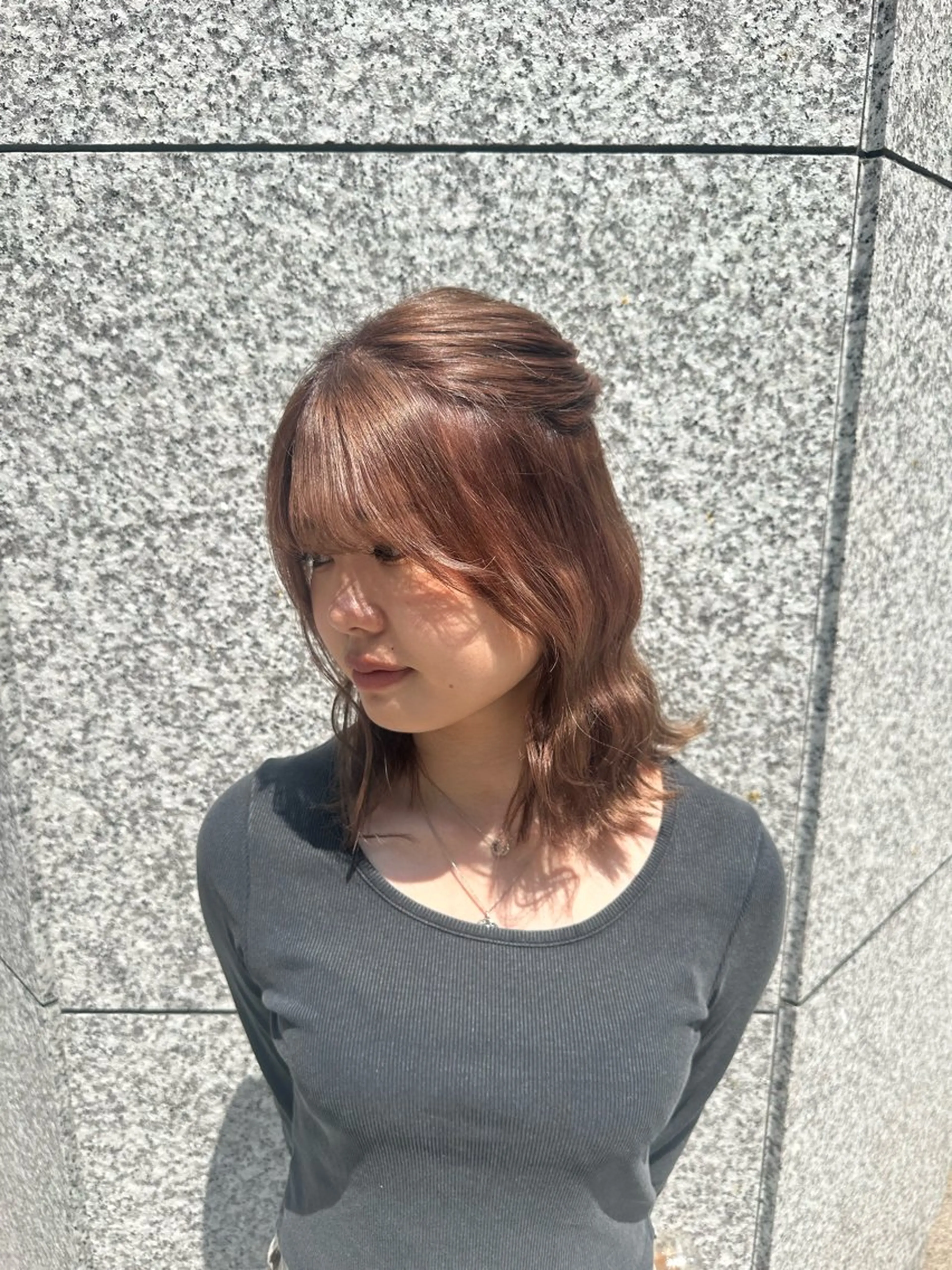 ミディアム カラー 🪐FERIA北千里 ほのか🪐のヘアスタイル