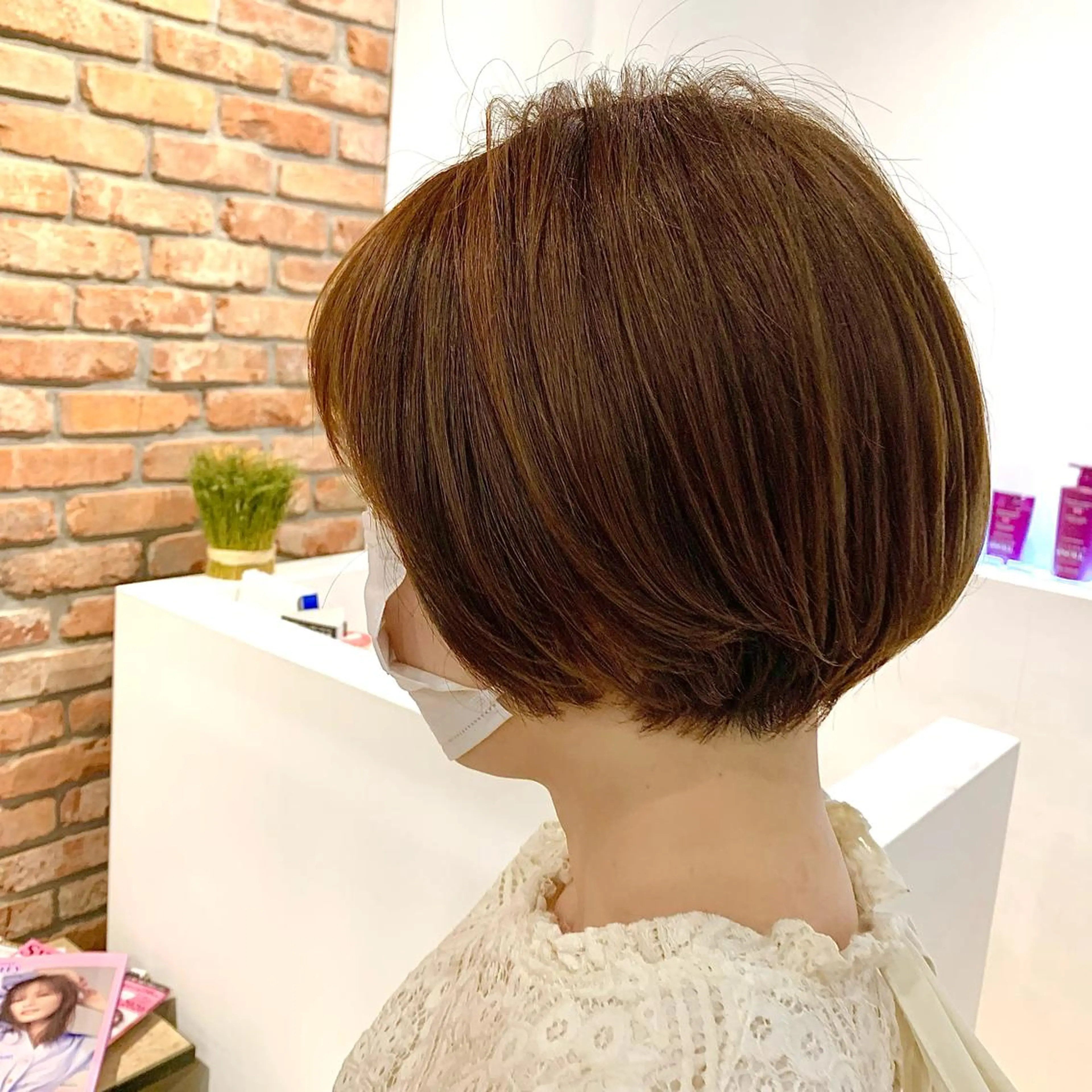 ショート ショートボブ ボブ ショートヘア 森山 佳小里/カラー /似合わせカットのヘアスタイル