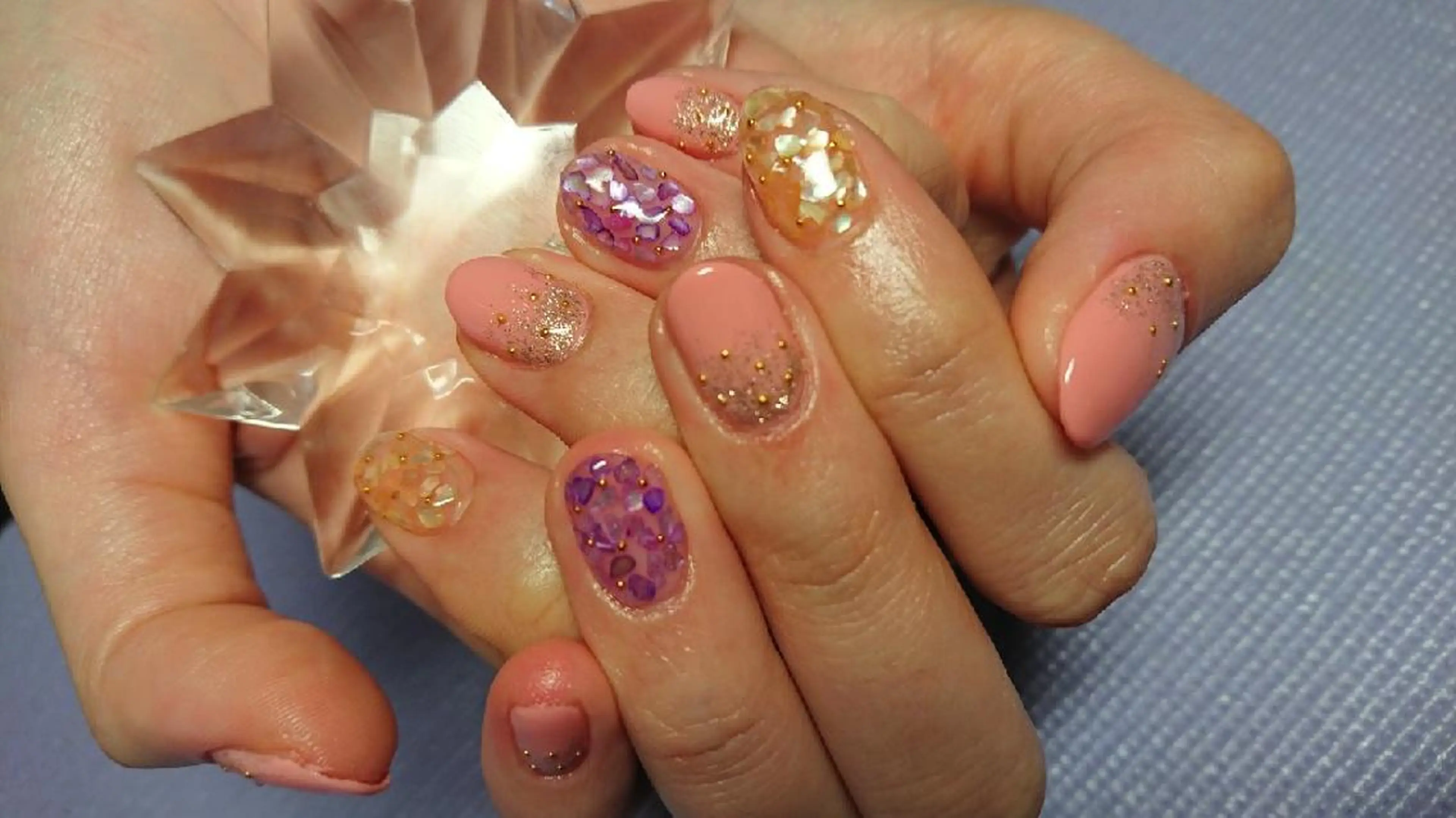 ネイル アートネイル フラワーネイル ジェルネイル 持ち込み 平野 亜季のネイルデザイン