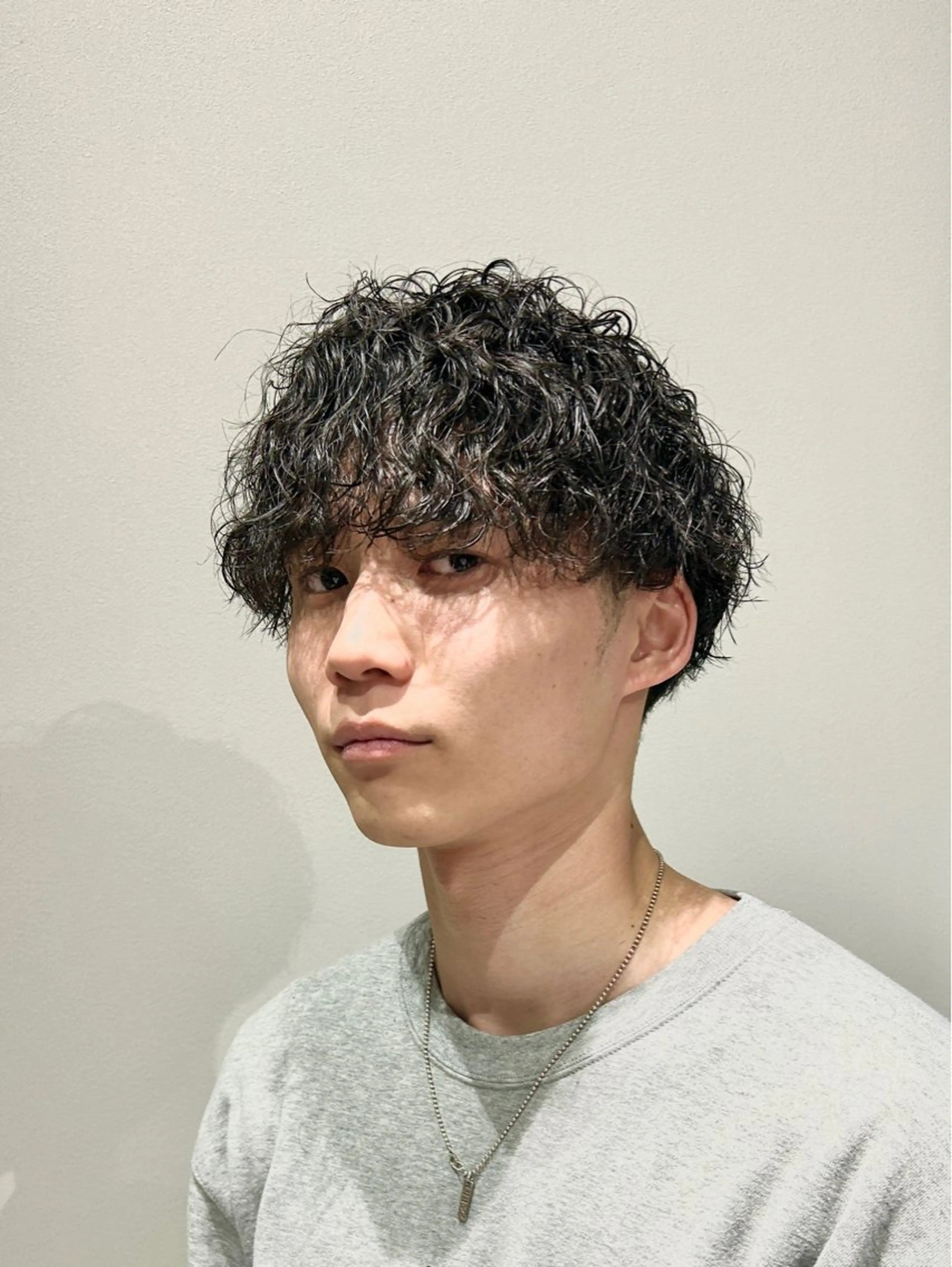 ショート カット パーマ メンズパーマ/メンズ カット/伊藤　げんのヘアスタイル