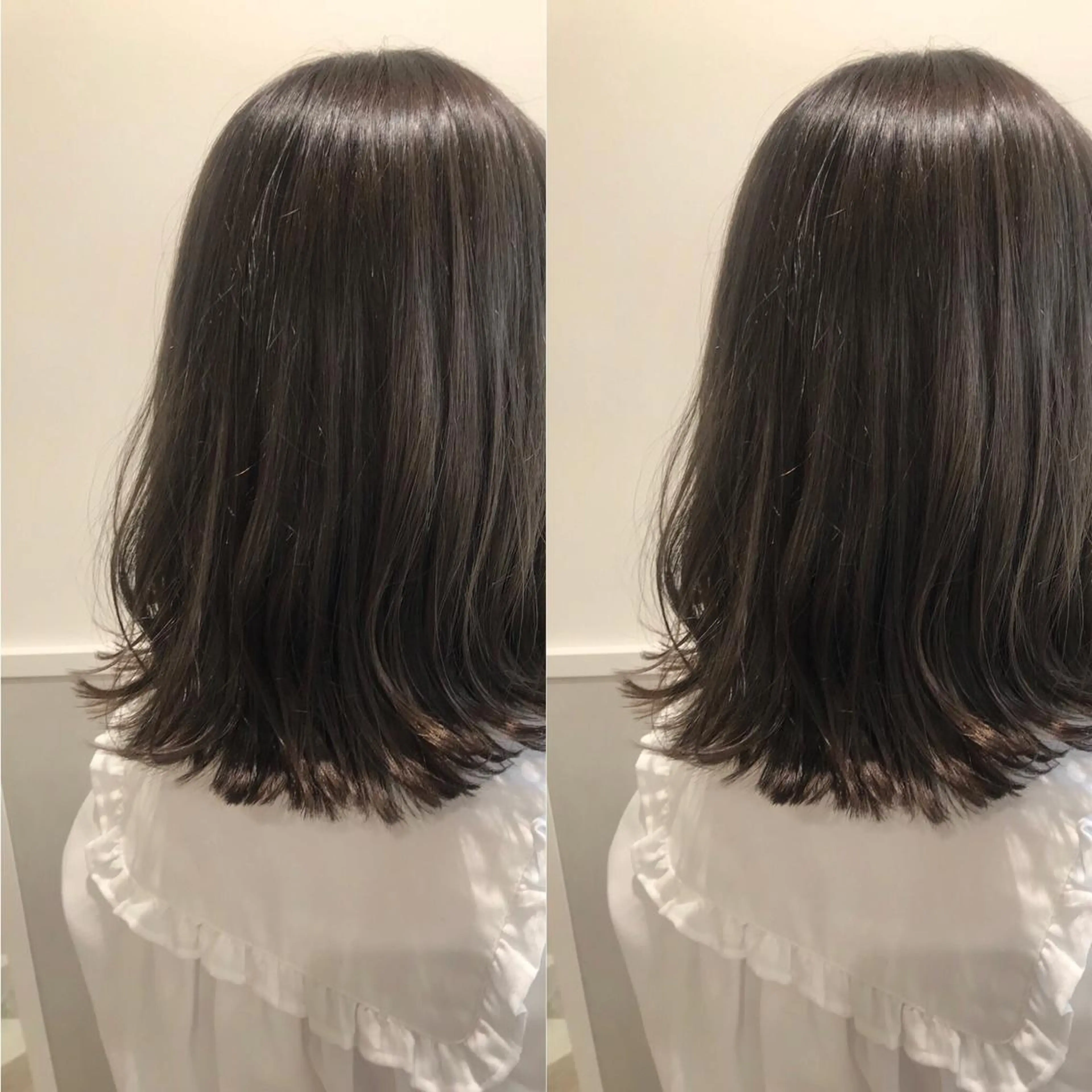 ミディアム カラー カット ヘアカラー SALOWIN所属・小栗 麻衣のヘアスタイル