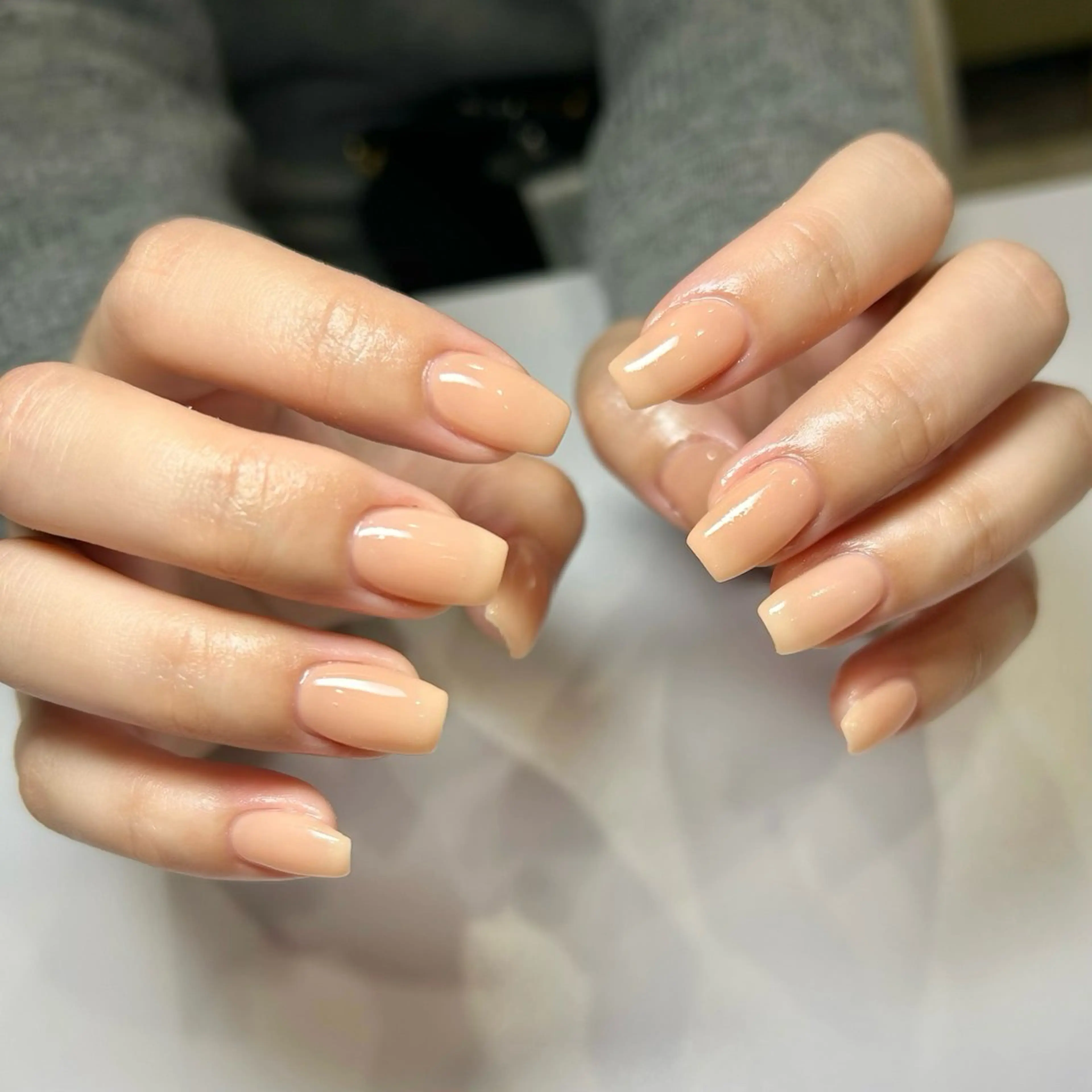 ネイル ワンカラーネイル ハンドネイル welina Miyukiのネイルデザイン