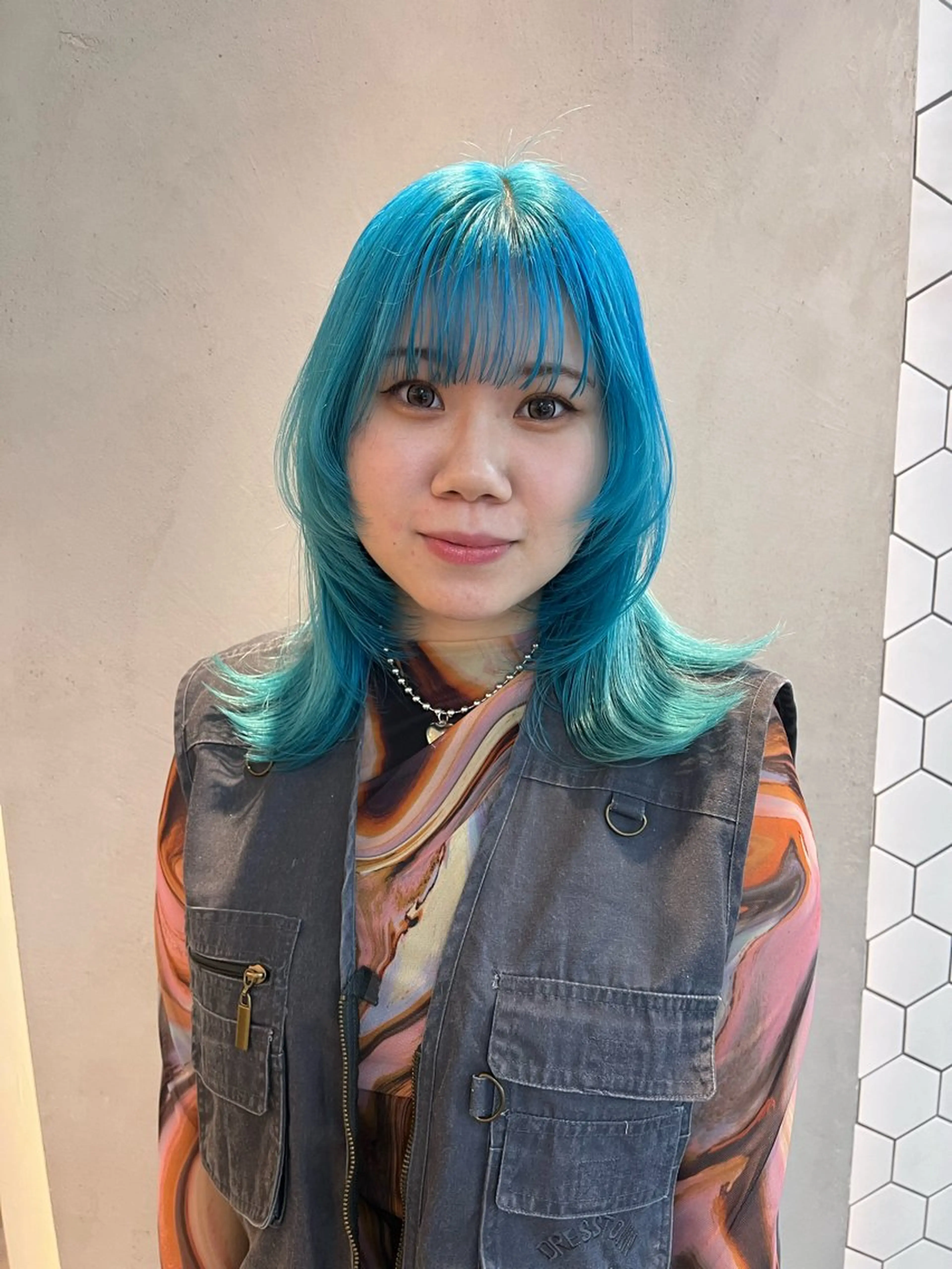 セミロング カラー Ｖｉｏｔ  銀座 樋口 桃佳のヘアスタイル