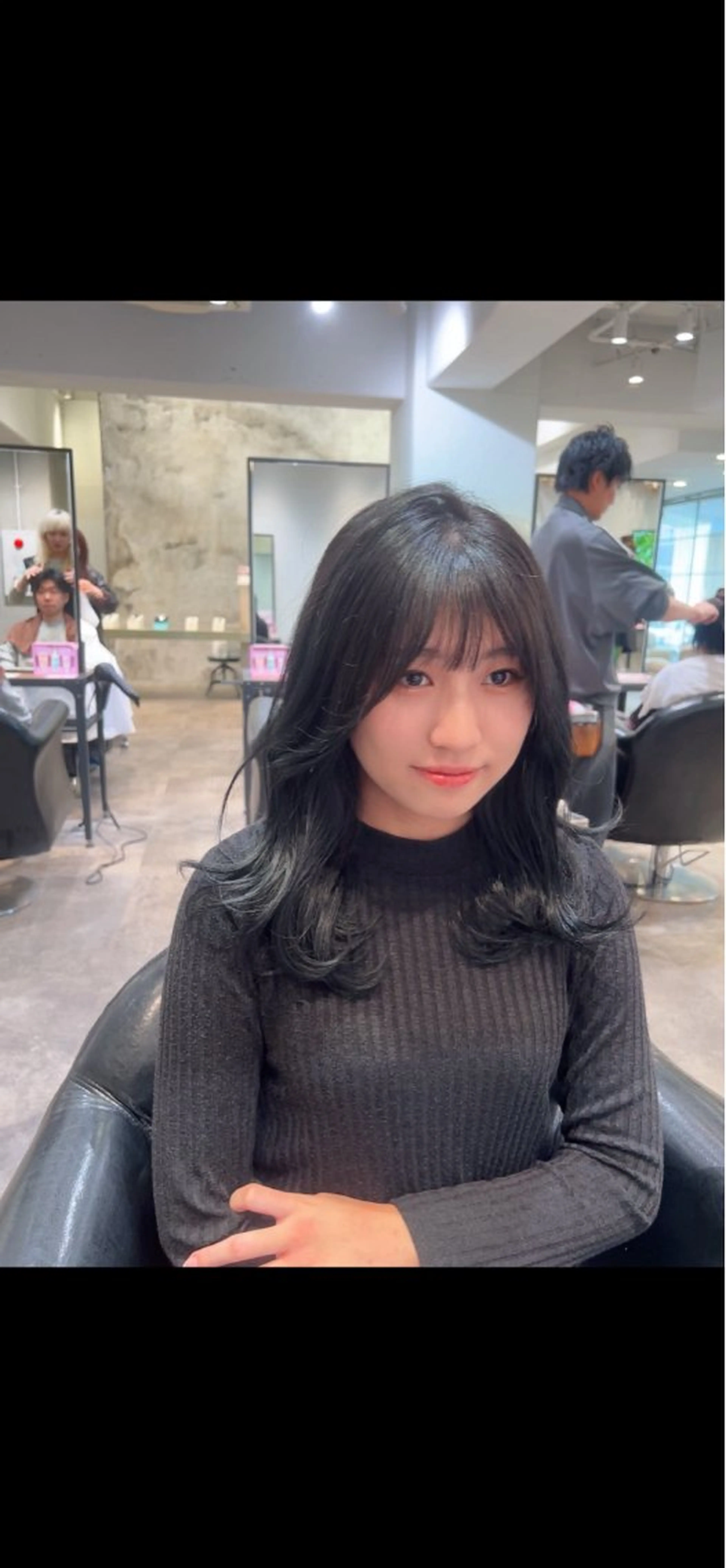 セミロング カット 縮毛矯正 トリートメント ✨毛髪診断で絶対綺麗 ✨美髪艶髪専門✨高浪のヘアスタイル