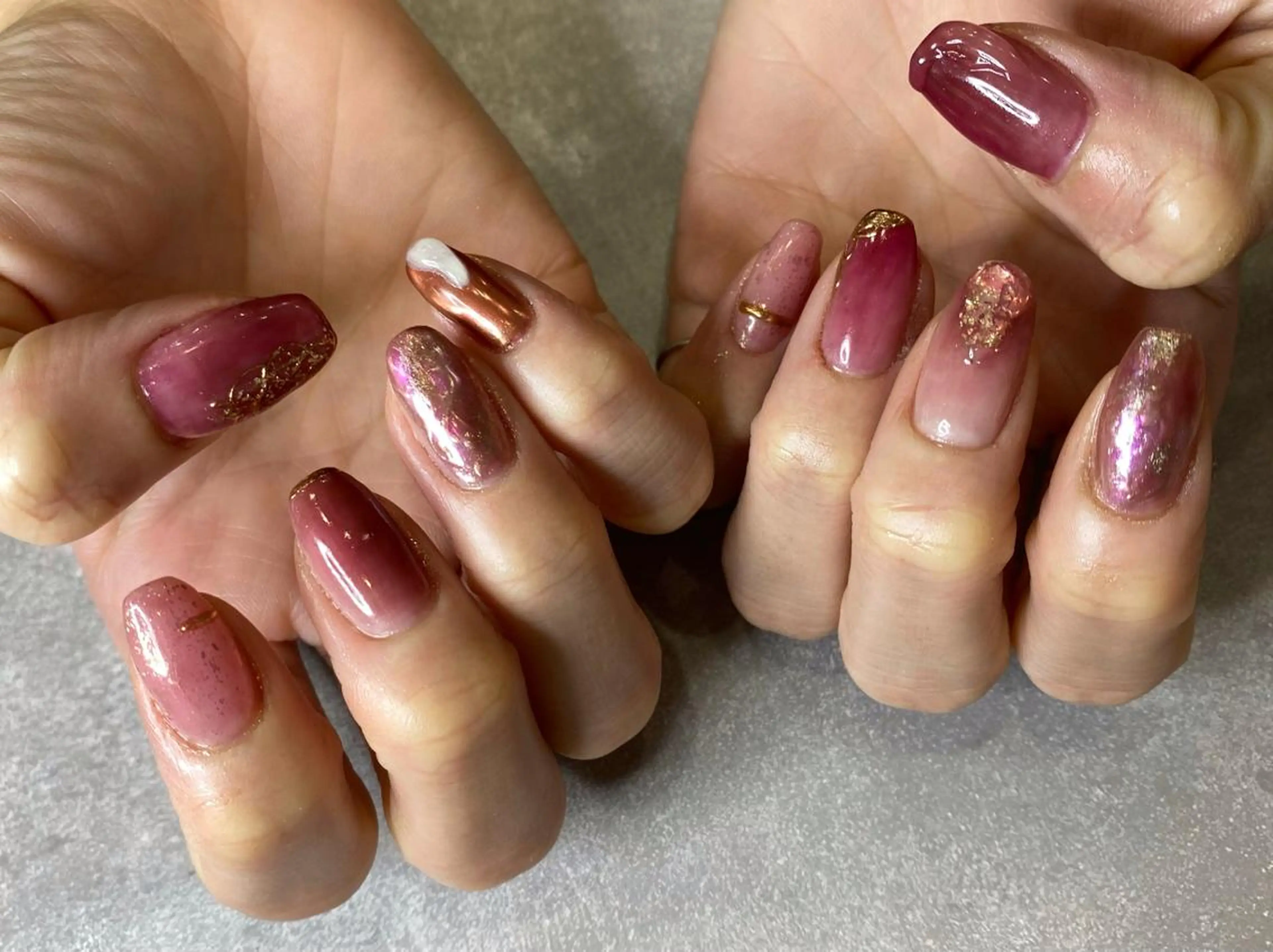 ネイル gluck(グリュック)所属・なかがわ まゆこのネイルデザイン