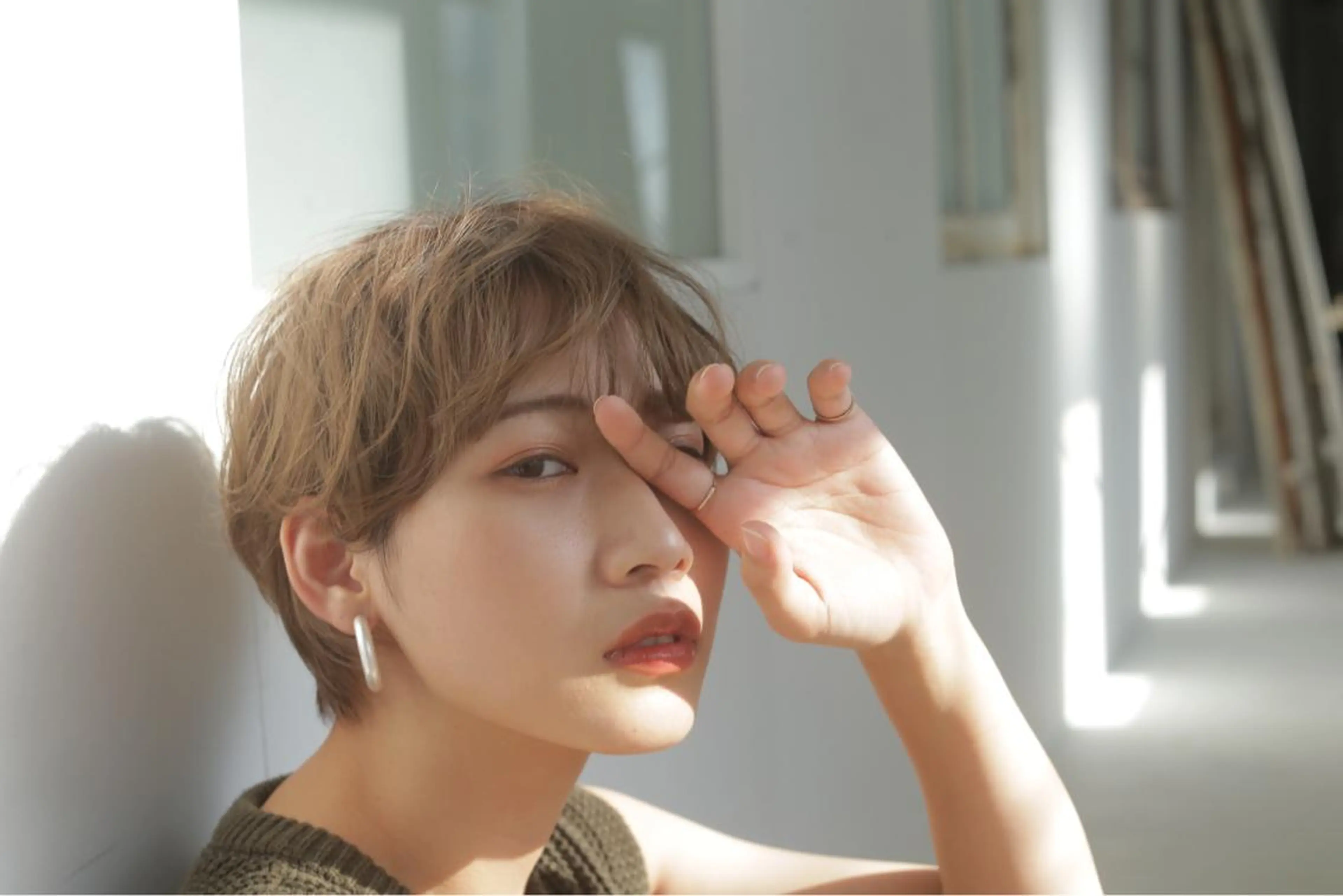 ショート カラー 保子 祐里香のヘアスタイル