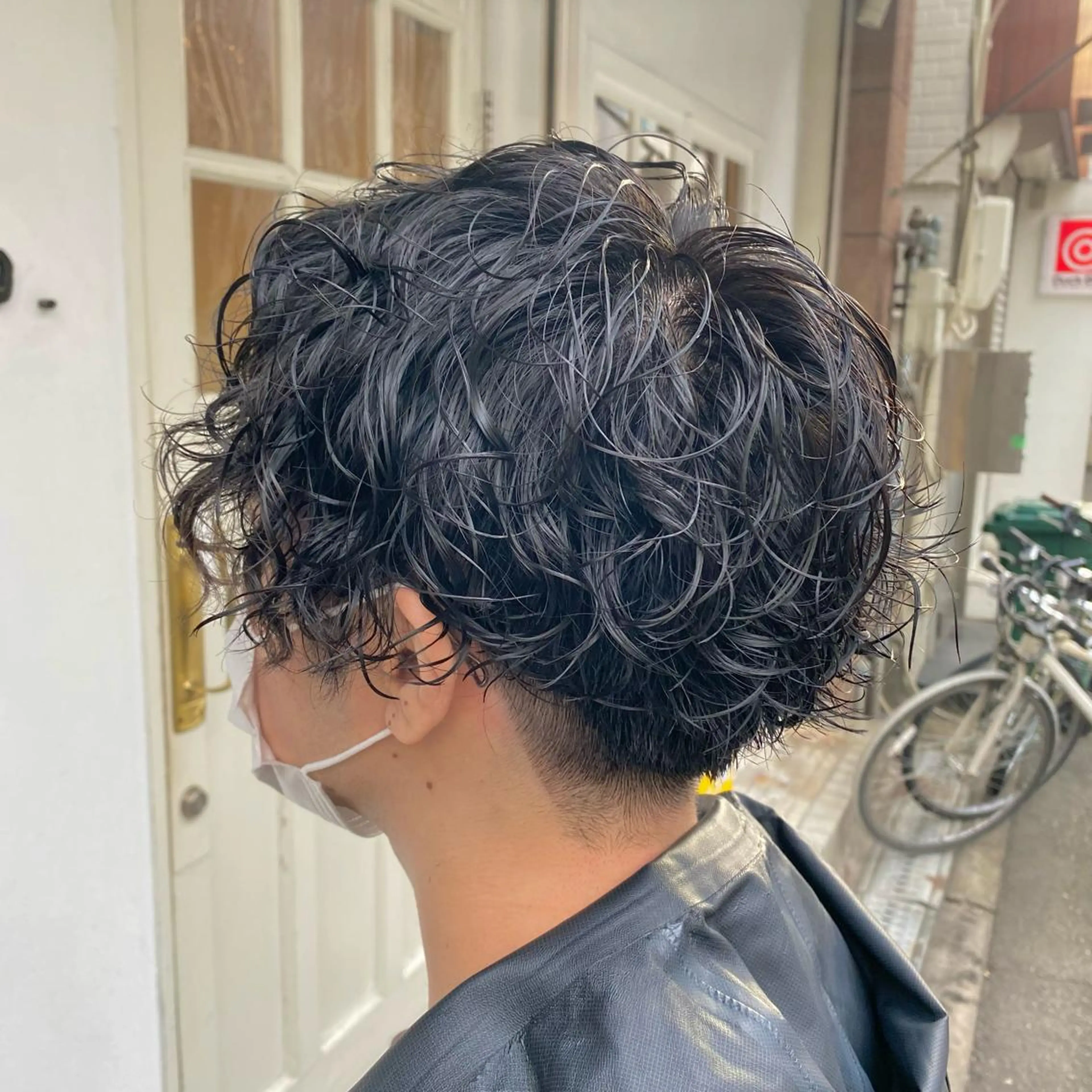 ミディアム パーマ メンズ 【メンズ特化】 ツツイリュウノスケのヘアスタイル