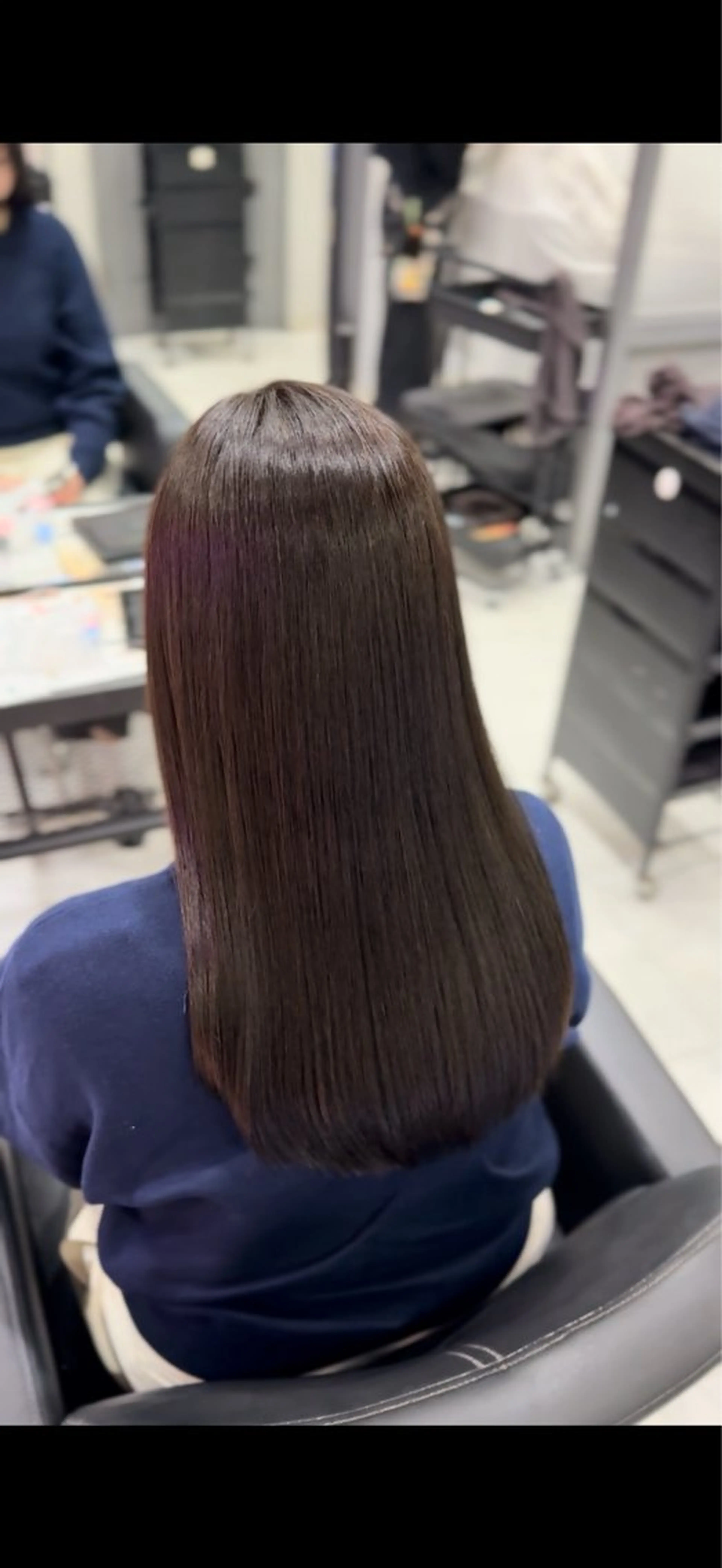 ロング カラー ヘアカラー トリートメント 髪質改善 艶髪カラー エクステ かいり✂️のヘアスタイル