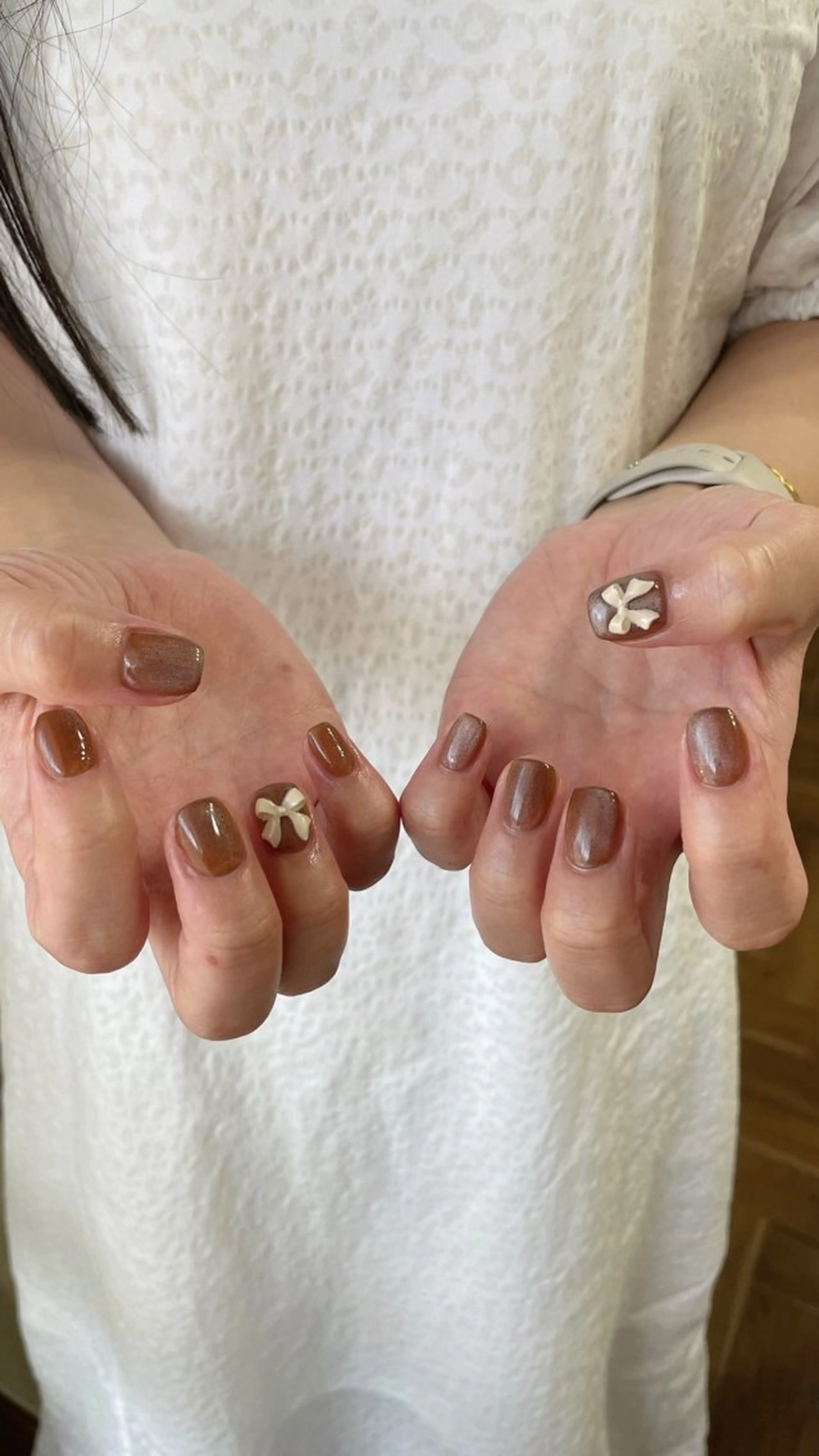 ネイル リボン nana 🕊のネイルデザイン