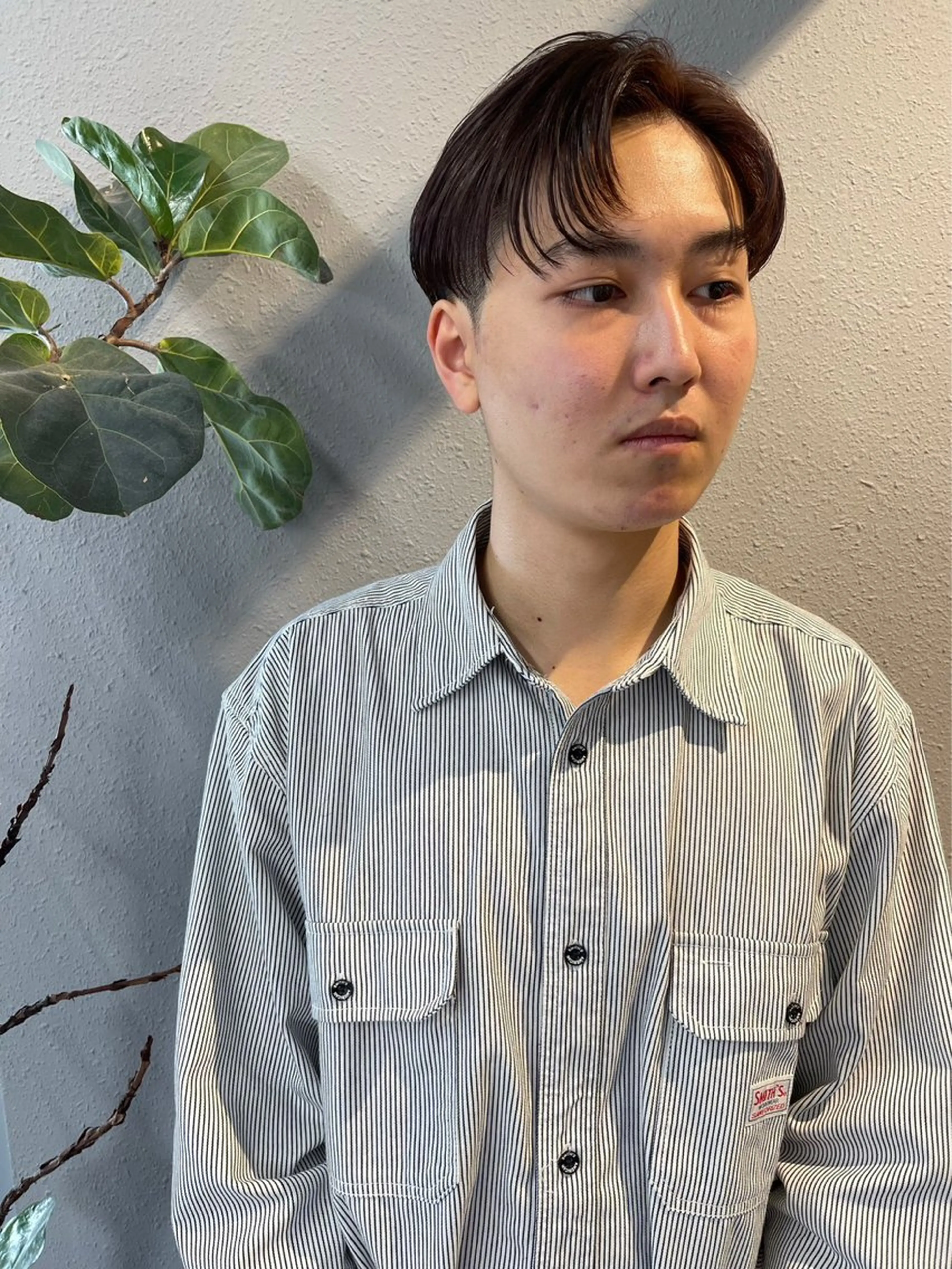 ショート カラー メンズ トリートメント (h)wim ウィムのヘアスタイル