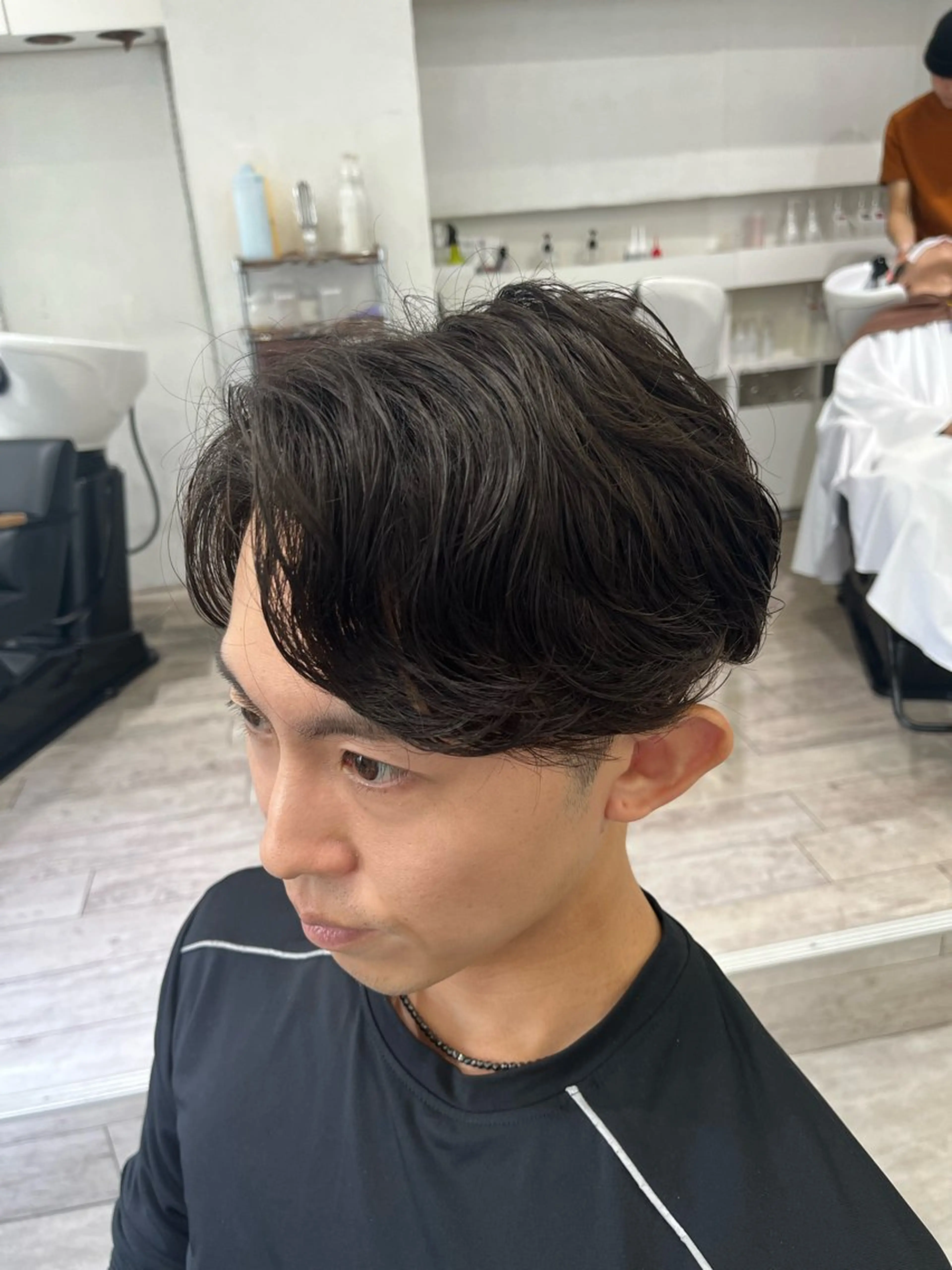 パーマ メンズ カット パーマ トリートメント ヘアセット メンズショート美容師 💈高橋和真💈のヘアスタイル