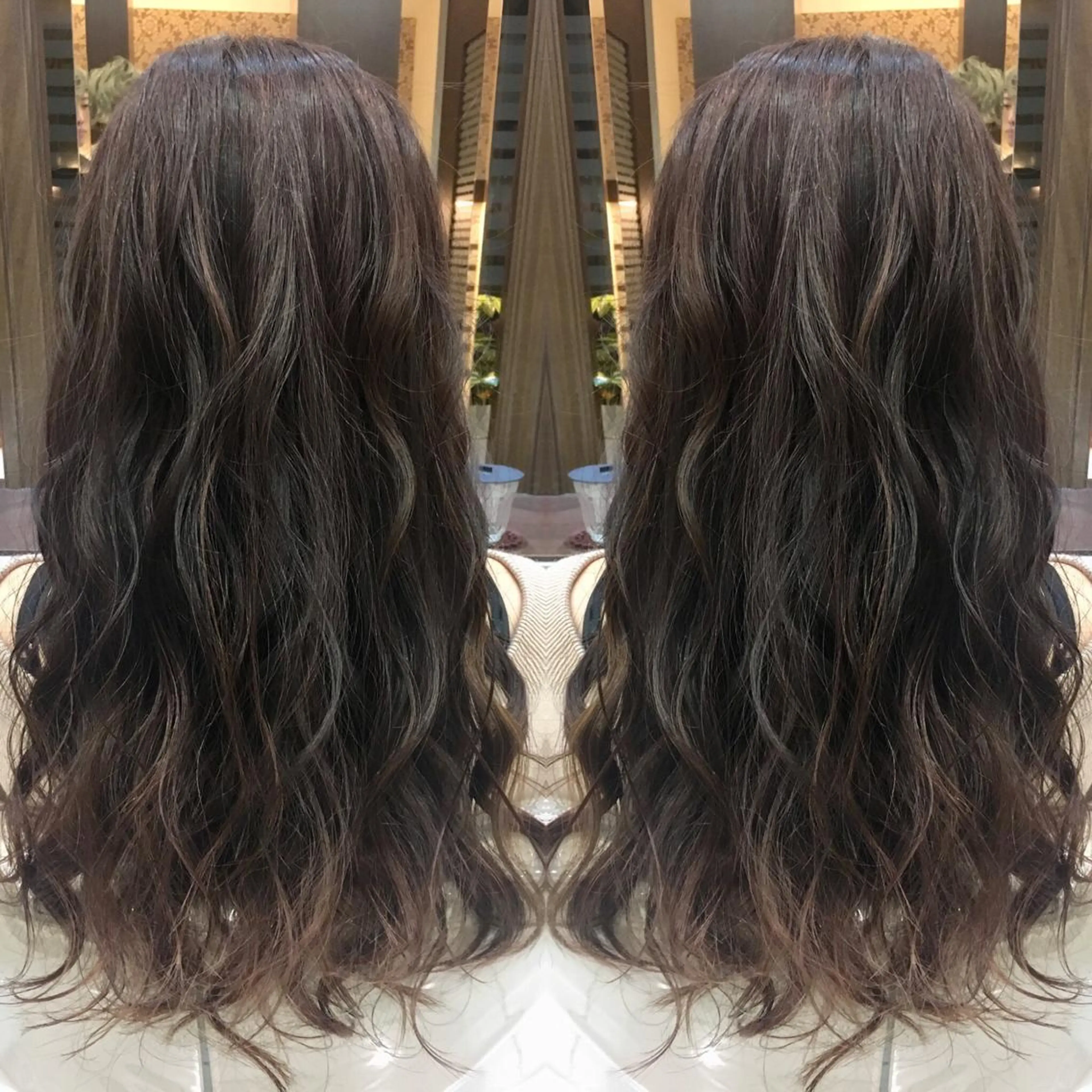 ロング カラー 寺内 紳悟のヘアスタイル