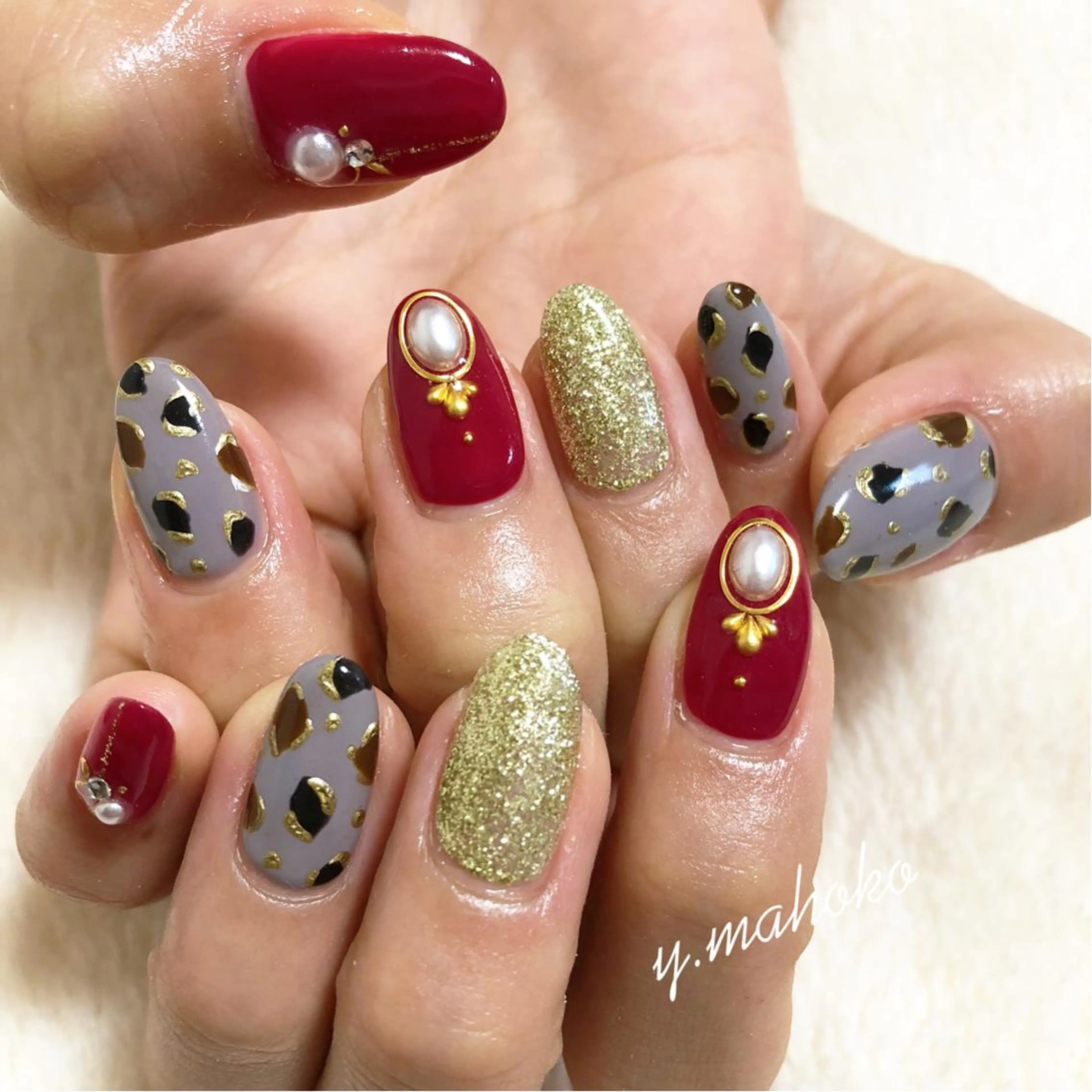 ネイル She nail studio 原宿所属・パラジェル有/ スカルプ/mahoのネイルデザイン