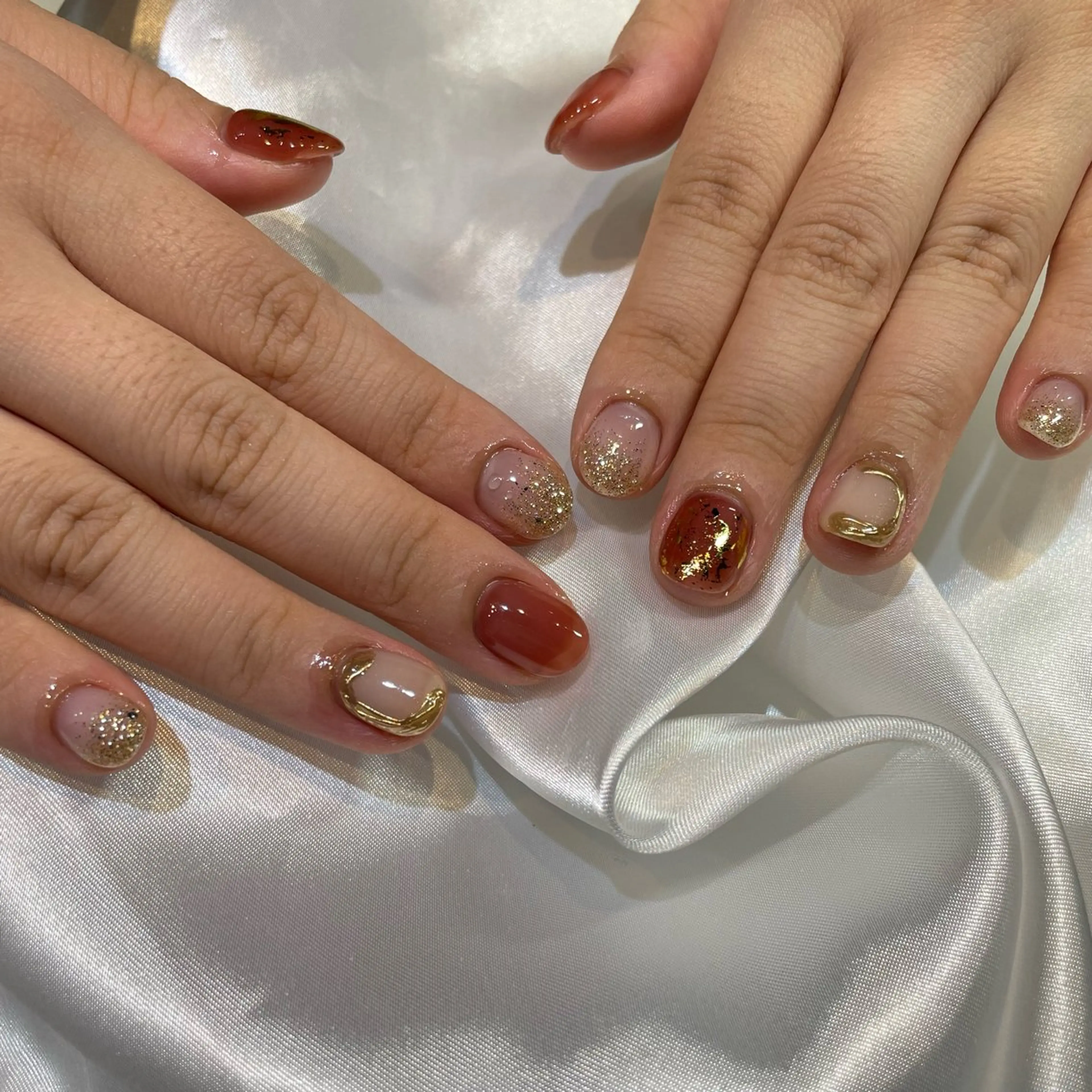 ネイル ハンドネイル 糀屋 彩奈のネイルデザイン