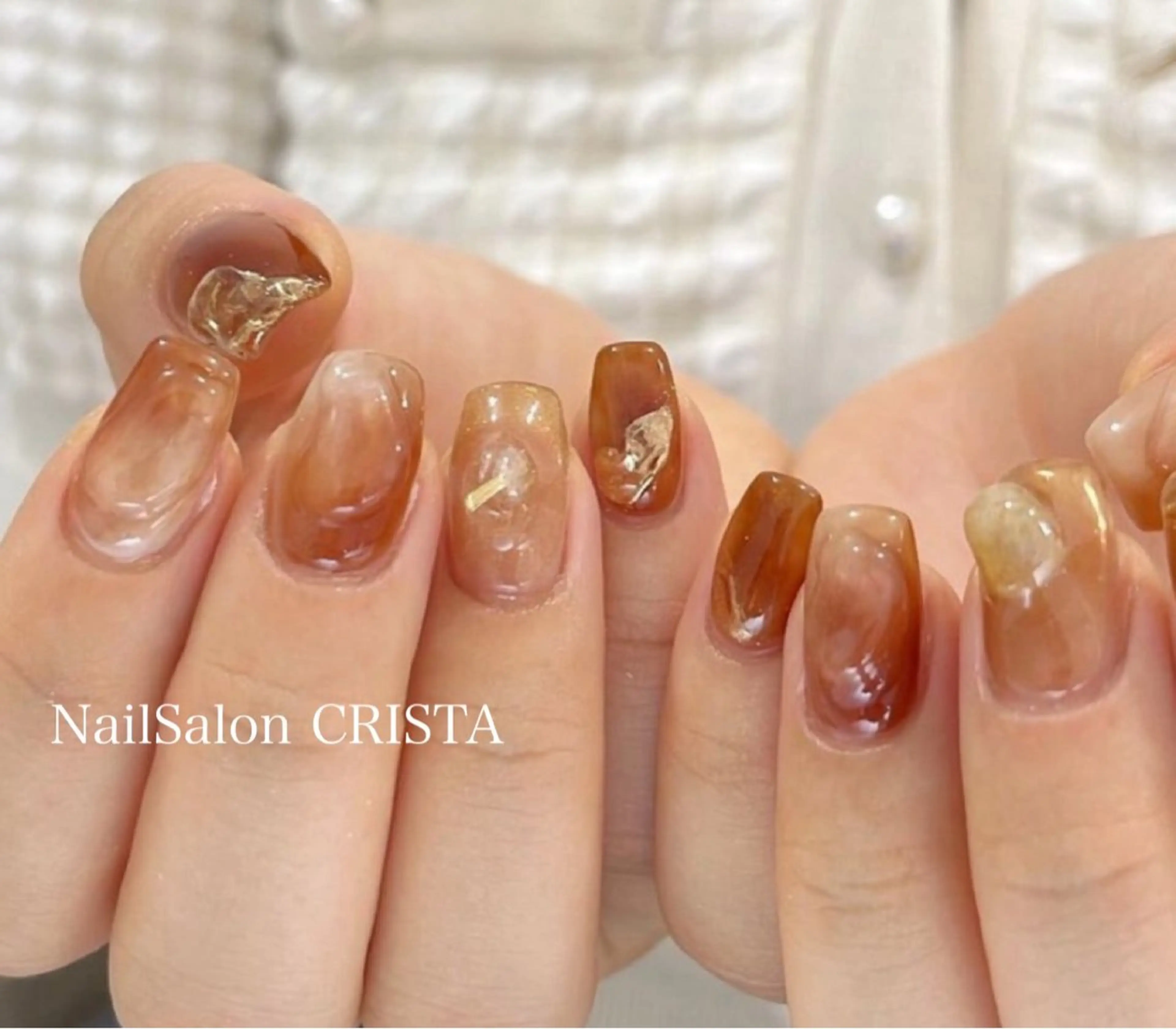 ネイル フットネイル ジェルネイル マグネットネイル オフィスネイル ワンカラーネイル NAILSALON CRISTA所属・🤍CRISTA yui🤍のネイルデザイン