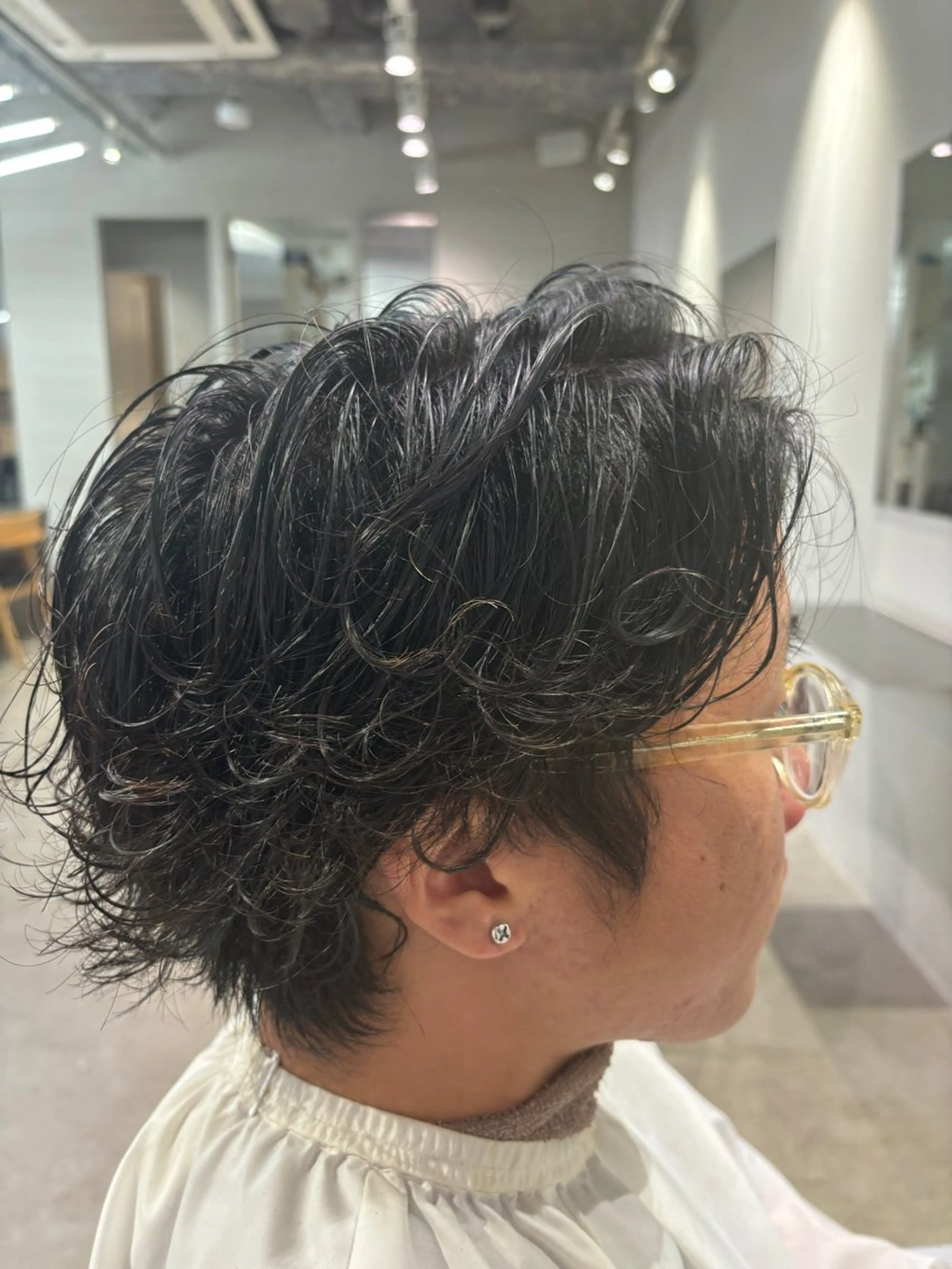 ショート パーマ カット パーマ ☀️fifth天神 英令🌙のヘアスタイル