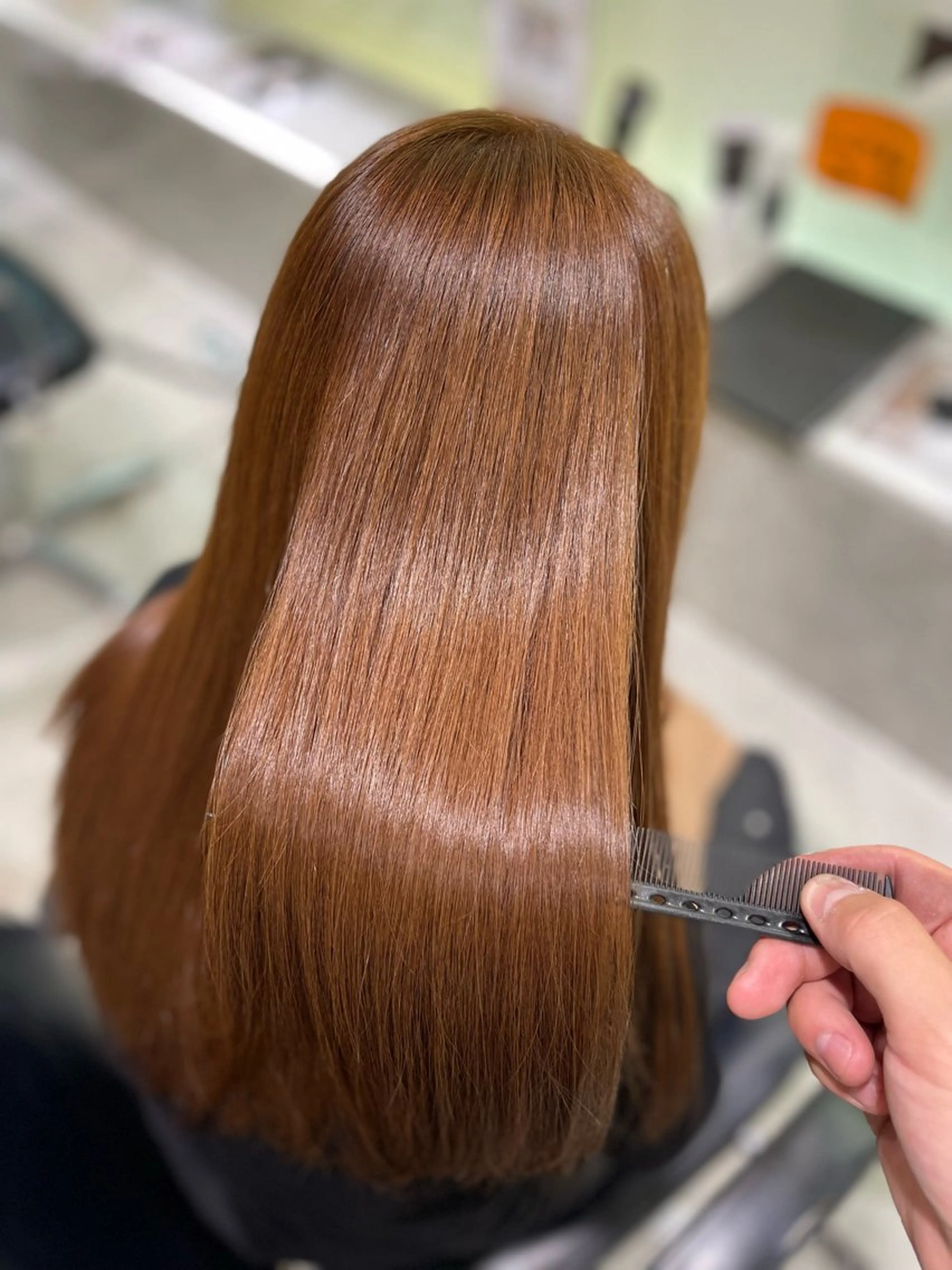 【人気No.1】縮毛矯正＋aujua4stepトリートメント＋カットの写真