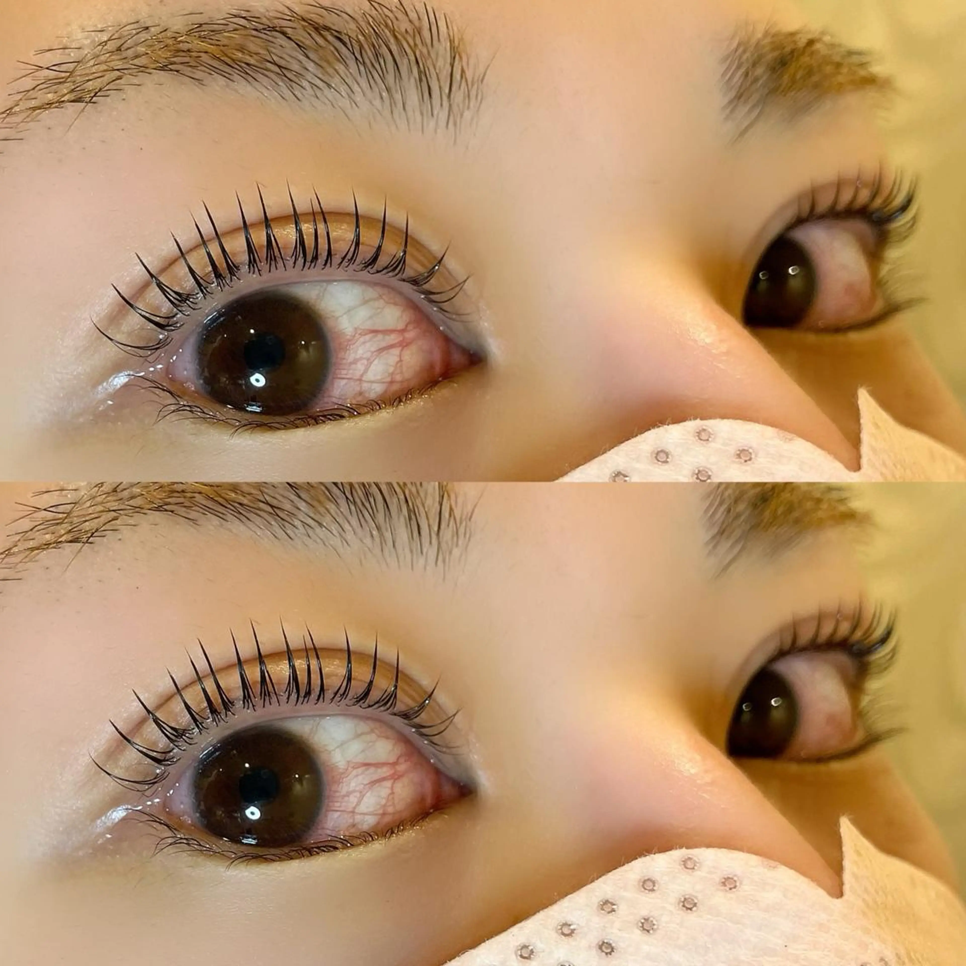 マツエク・マツパ フラットラッシュ ナチュラル パリジェンヌラッシュリフト まつげパーマ 一重×まつ毛パーマ マツパ 💕丸島 夏名🐰🍀のマツエク・マツパデザイン