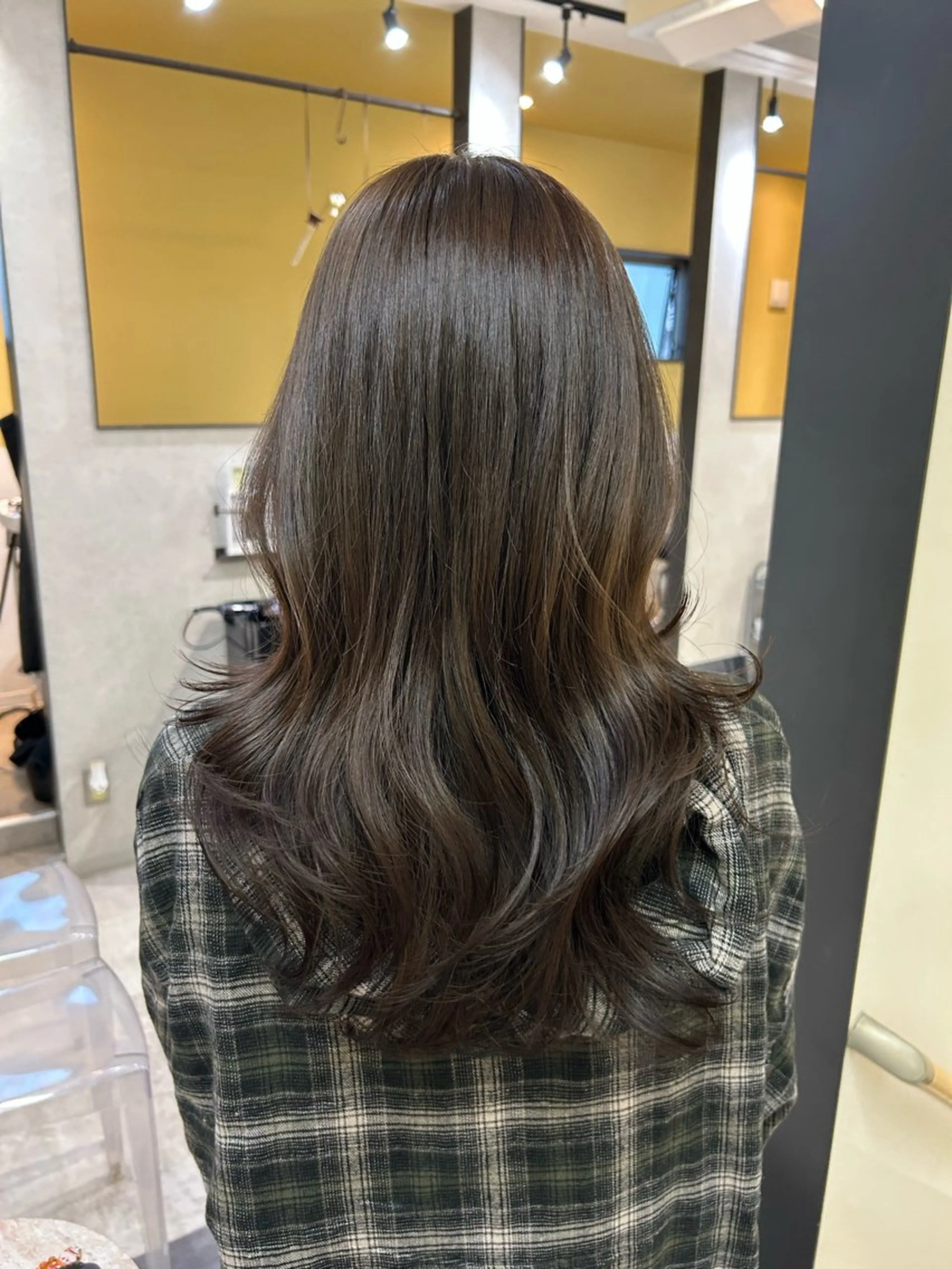 ロング カラー ブラウンカラー カット ヘアカラー トリートメント hub hair レイヤー/透明感のヘアスタイル