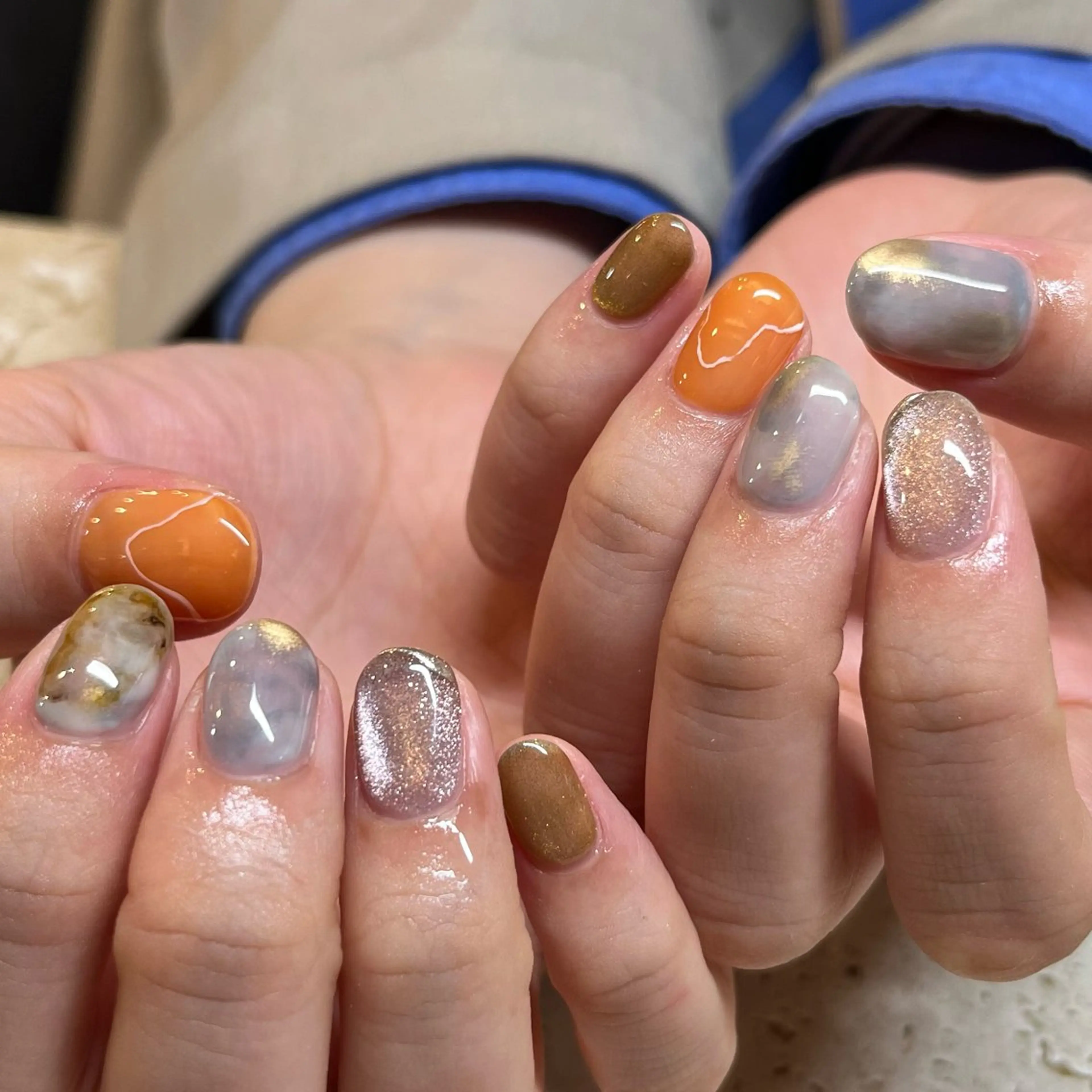 ネイル ニュアンスネイル 春ネイル mitsuki / Manonのネイルデザイン