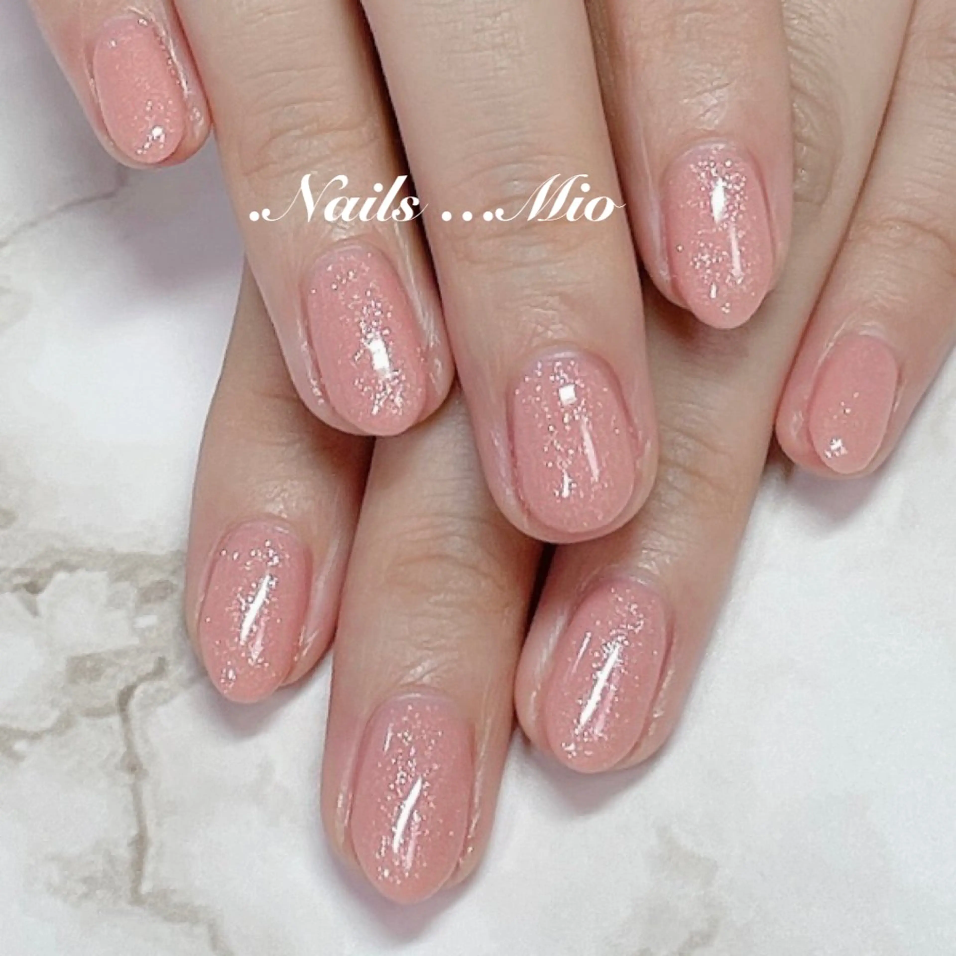 ネイル ジェルネイル ワンカラーネイル .Nails Mio 赤羽西ネイルサロンのネイルデザイン