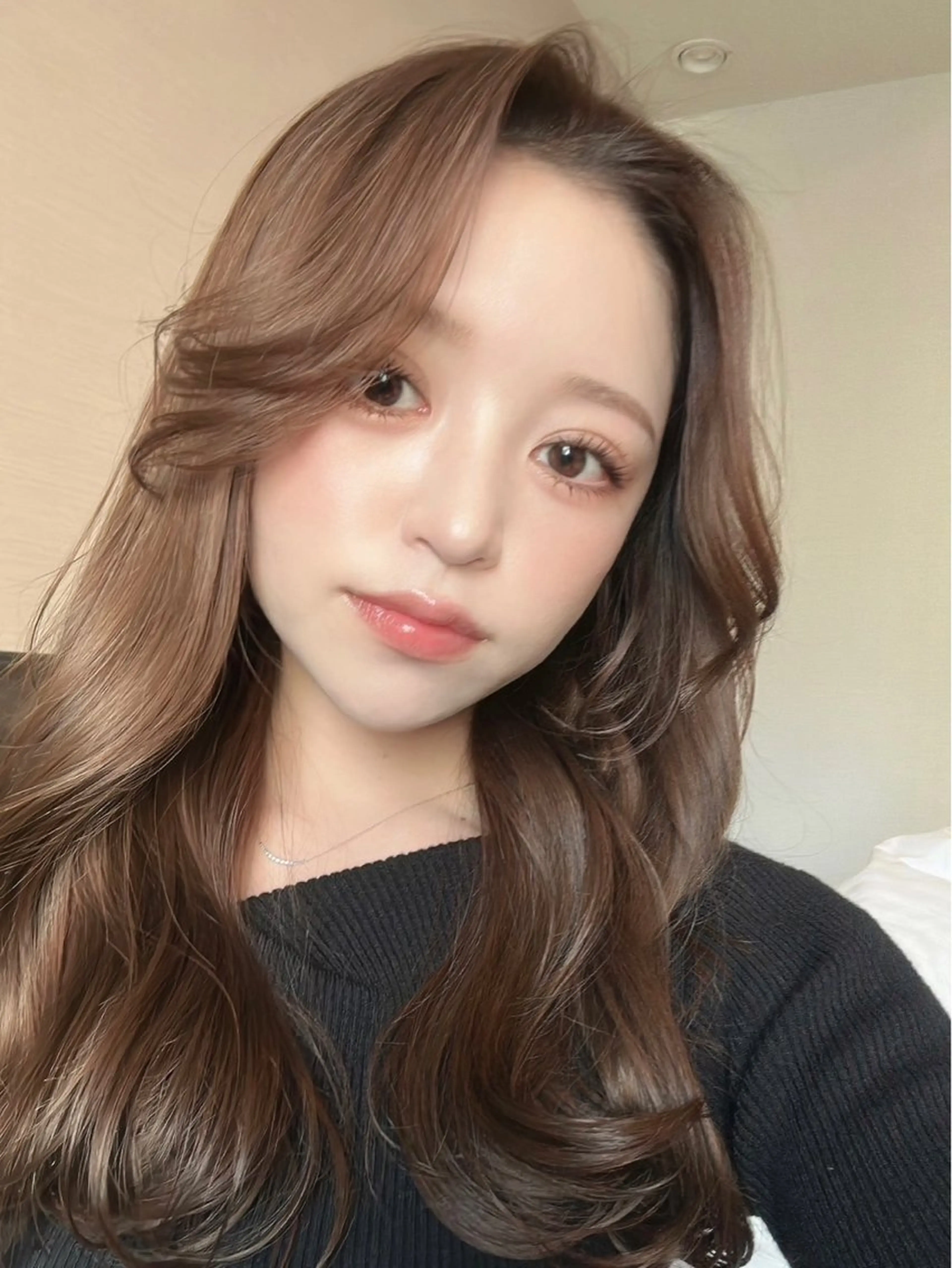 ロング カラー カット ヘアカラー トリートメント レイヤーカット /透明感カラー西田のヘアスタイル