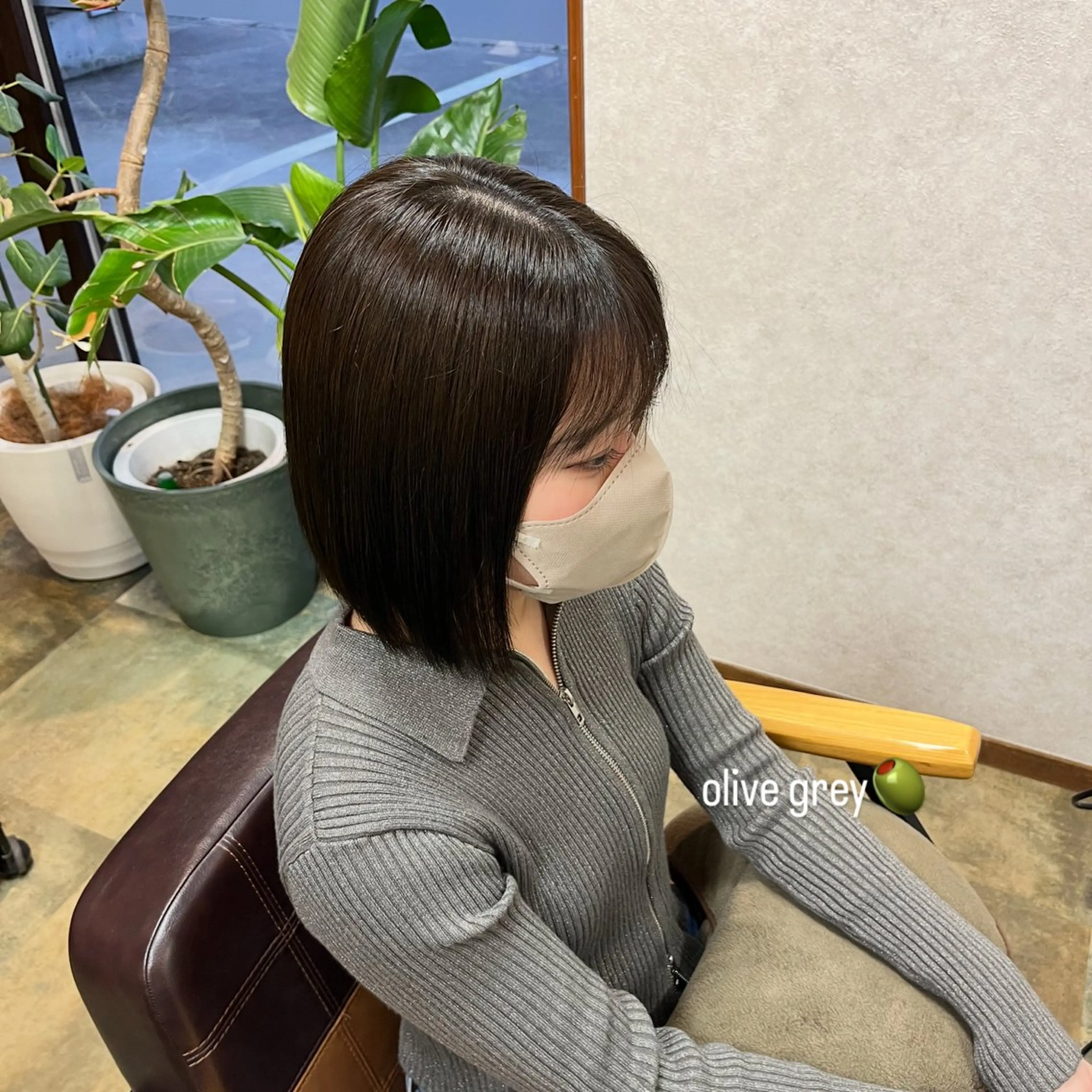 ショート カラー ヘアカラー ‎miku/ blancblancのヘアスタイル